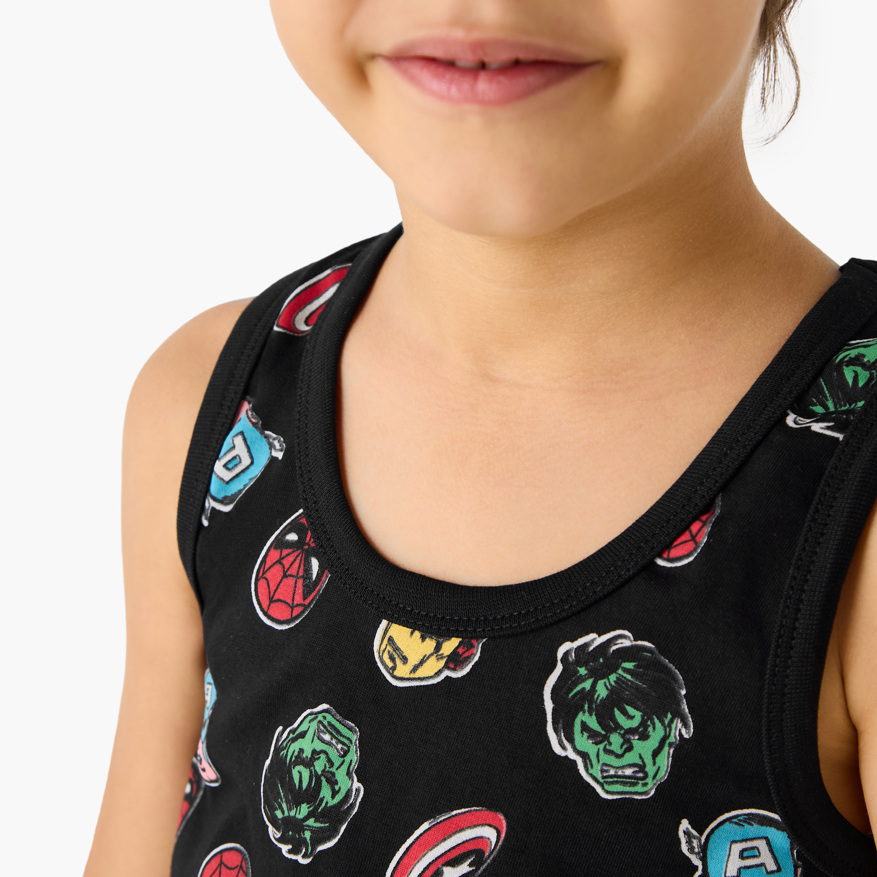 فيستات دون أكمام بطبعات سبايدرمان - طقم 3 قطع-baby-boys-clothing-innerwear-image-5