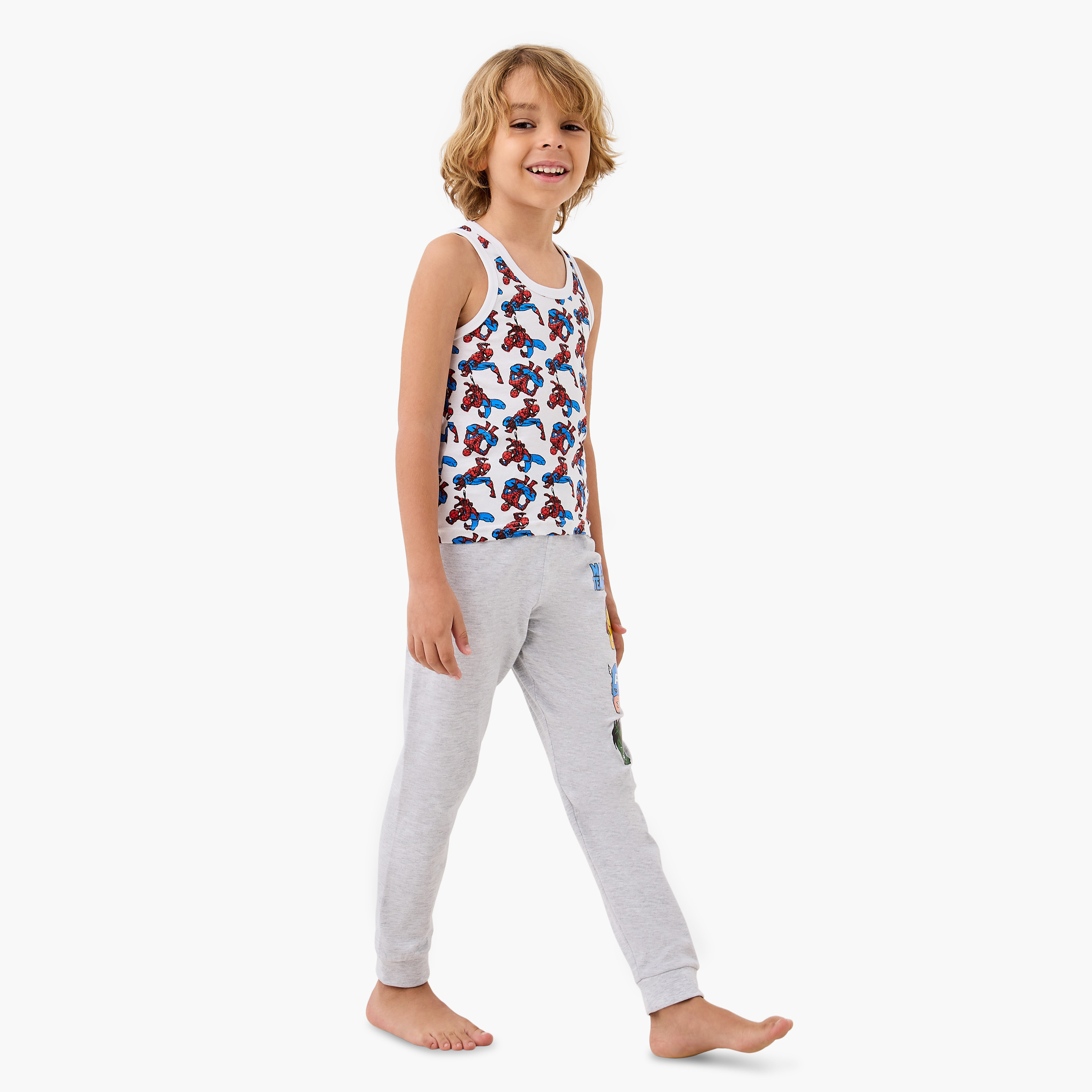 فيست بطبعات سبايدرمان - طقم من 3 قطغ-baby-boys-clothing-innerwear-image-3