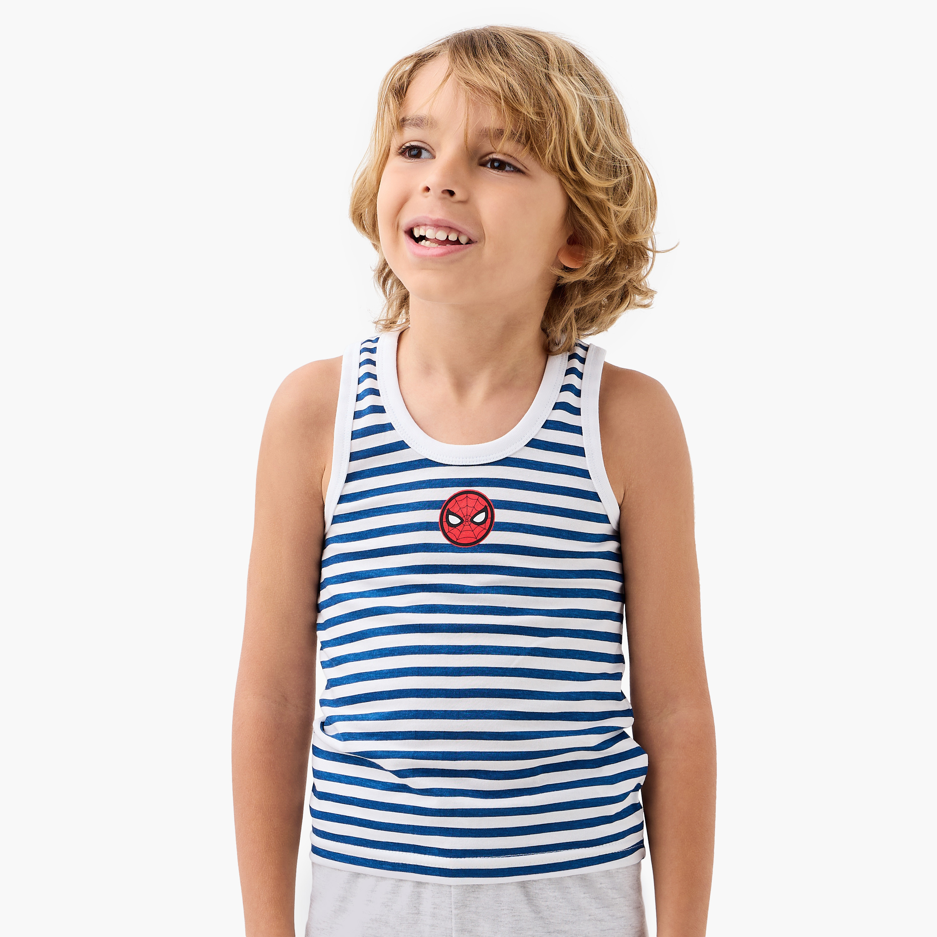 فيست بطبعات سبايدرمان - طقم من 3 قطغ-baby-boys-clothing-innerwear-image-7