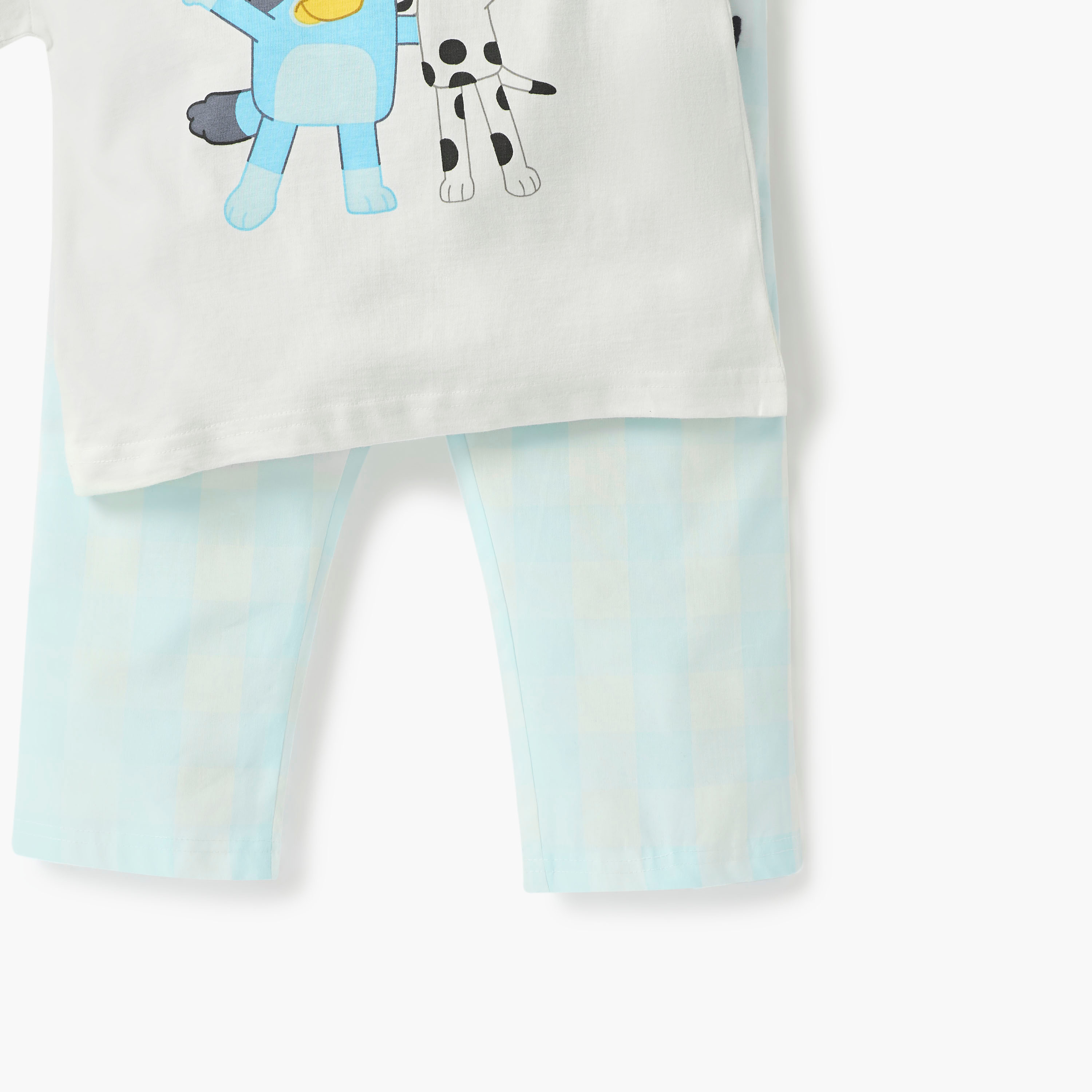 Bluey Print T-shirt and Pyjama Set-boys-clothing-nightwear-image-4