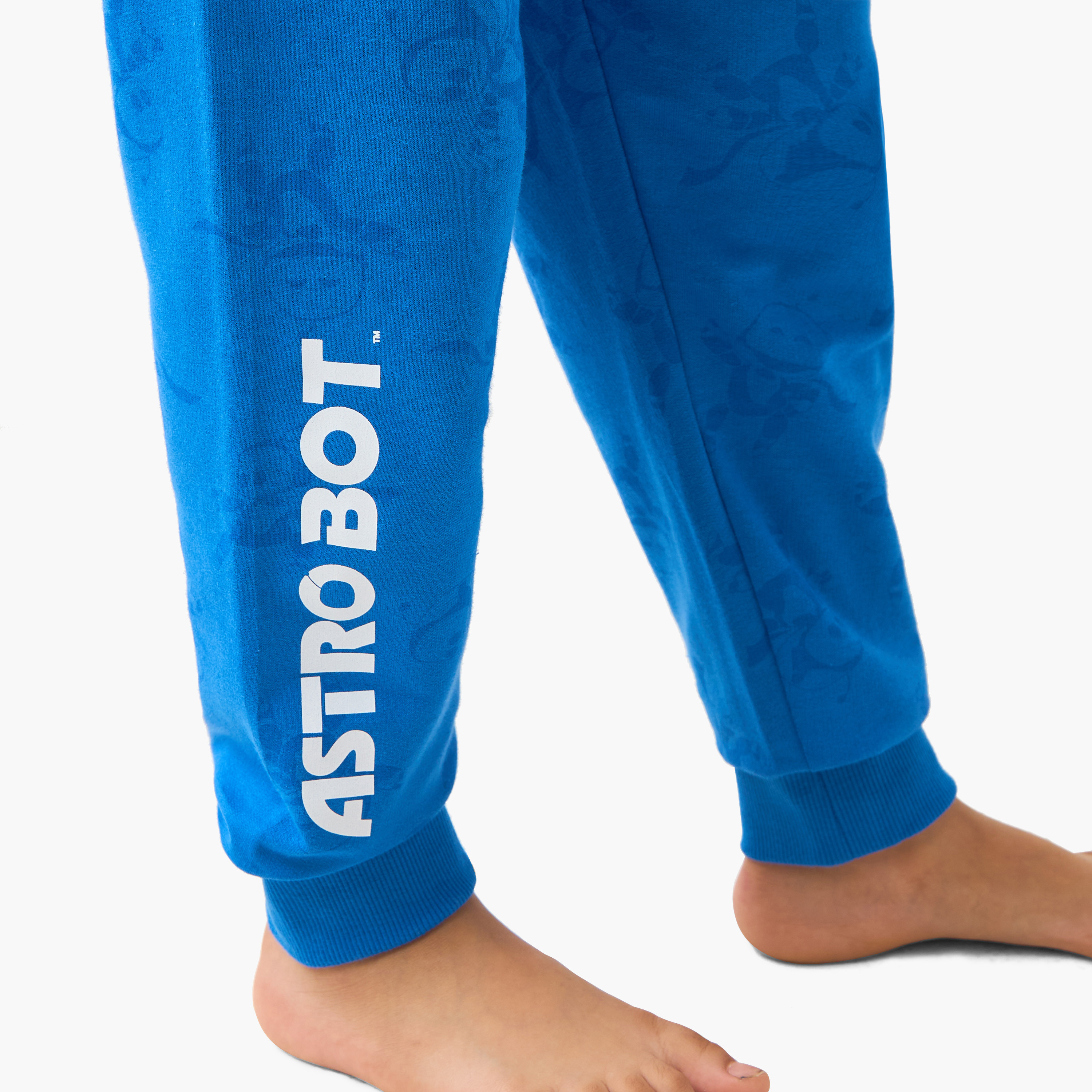 PlayStation Logo Print T-shirt and Pyjama Set-boys-clothing-nightwear-image-7