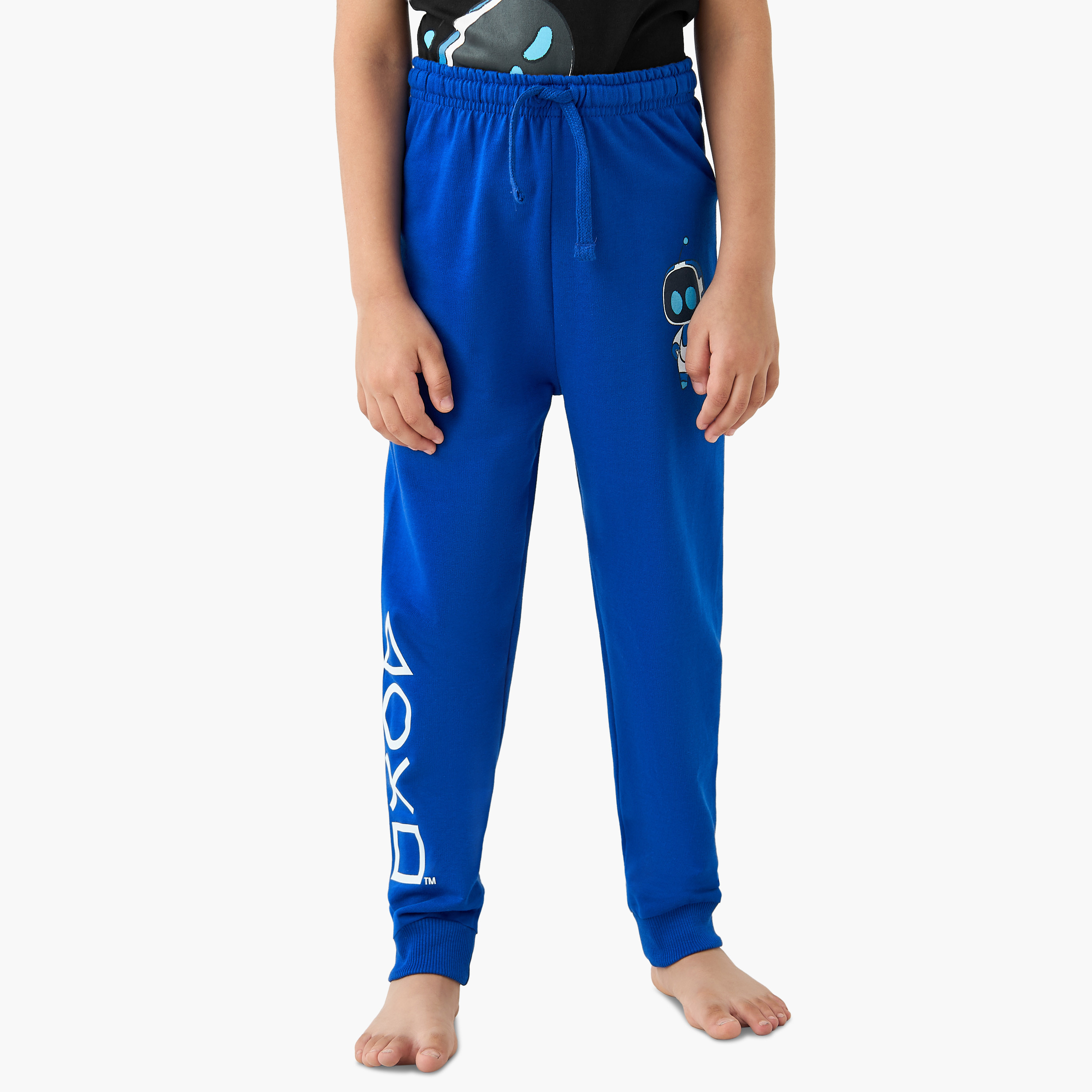 طقم بنطلون بيجاما وتيشيرت بطبعات من بلايستيشن-boys-clothing-nightwear-image-3