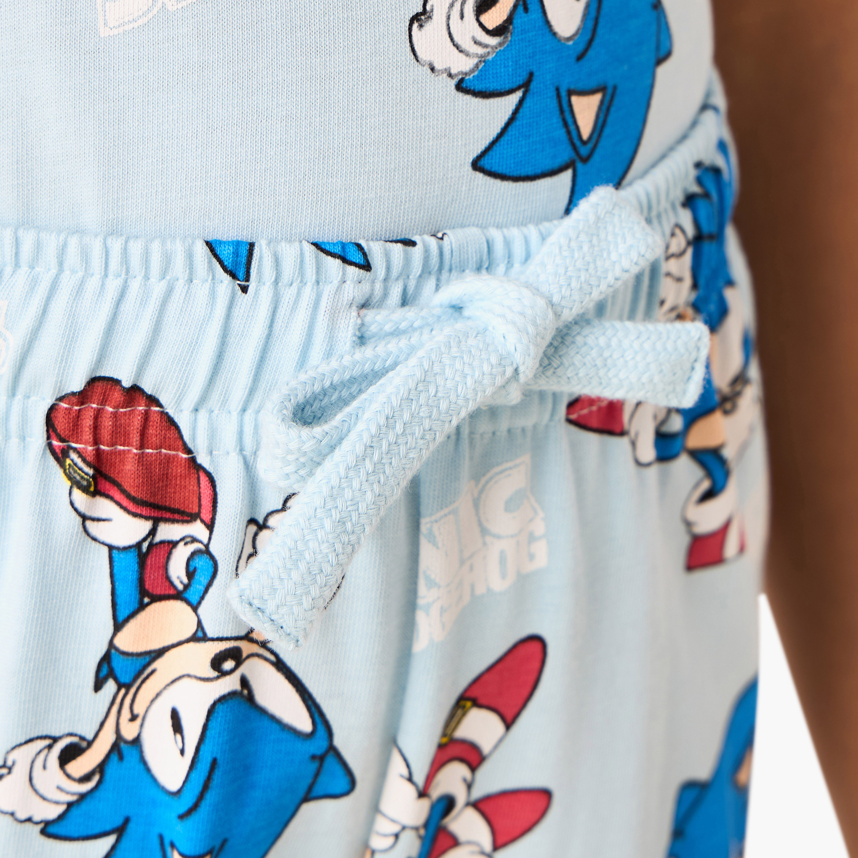 Sonic the Hedgehog Print T-shirt and Pyjama - Set of 2-boys-clothing-nightwear-image-7