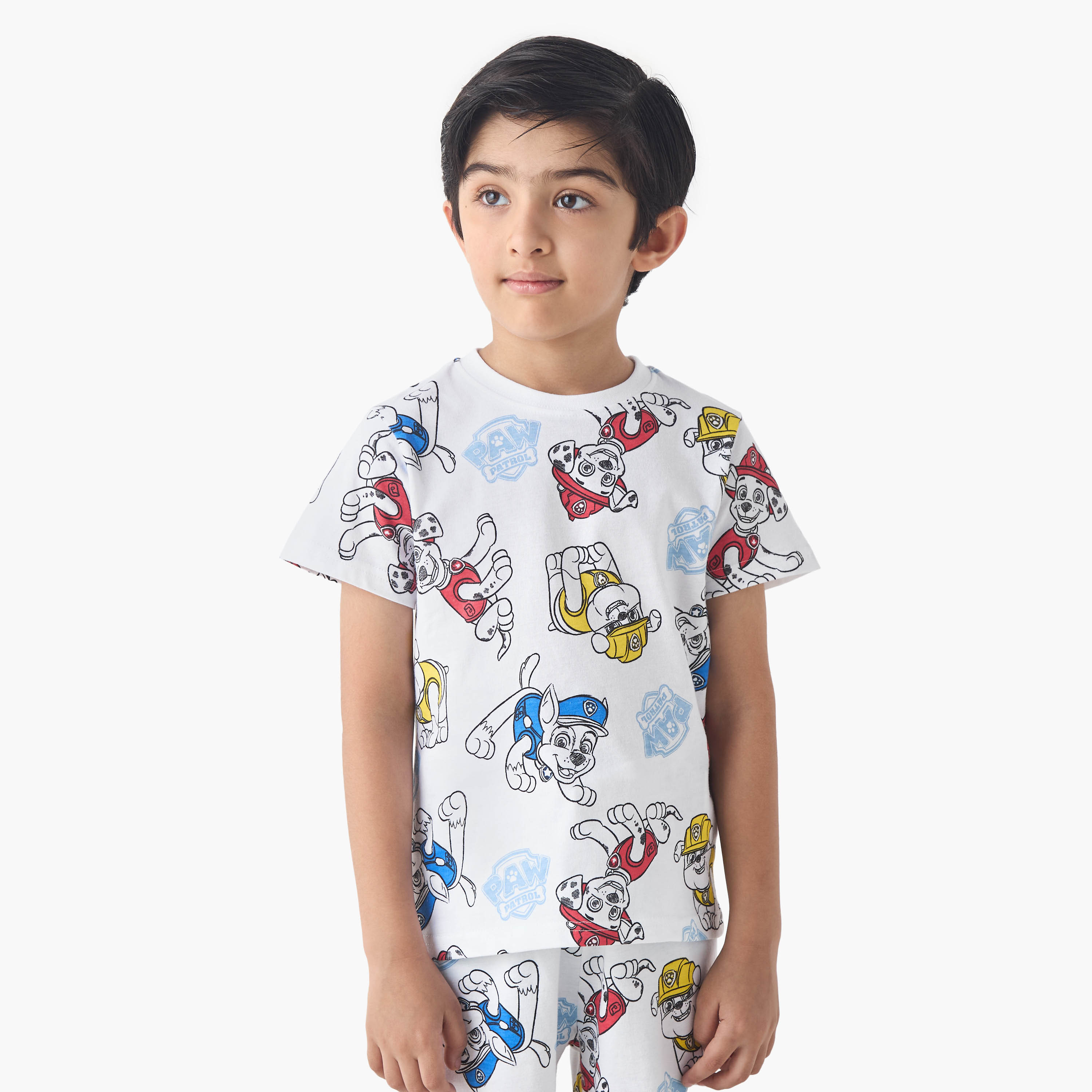 طقم تيشيرت وبيجاما بطبعات عدد 2-boys-clothing-nightwear-image-3