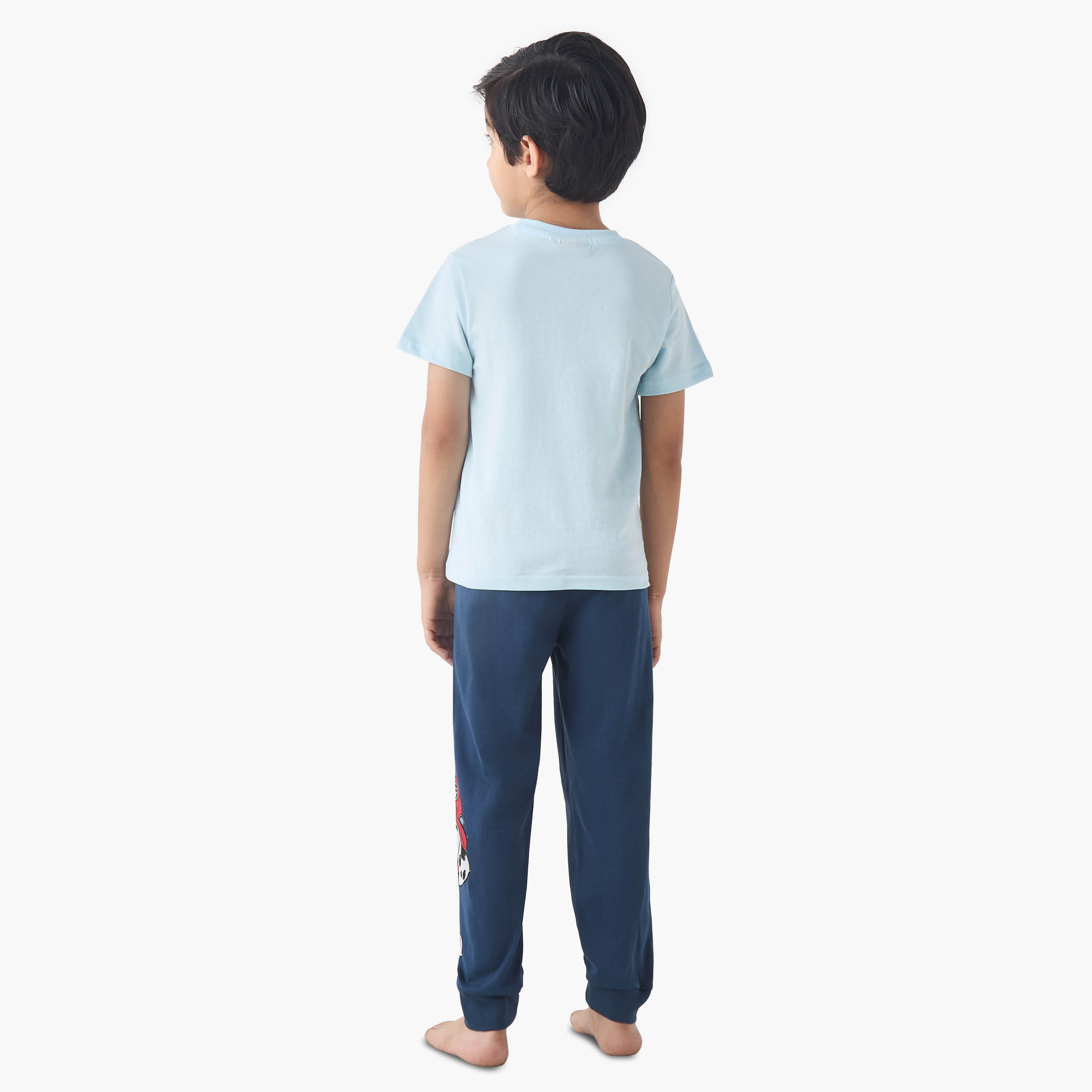 طقم تيشيرت وبيجاما بطبعات عدد 2-boys-clothing-nightwear-image-9