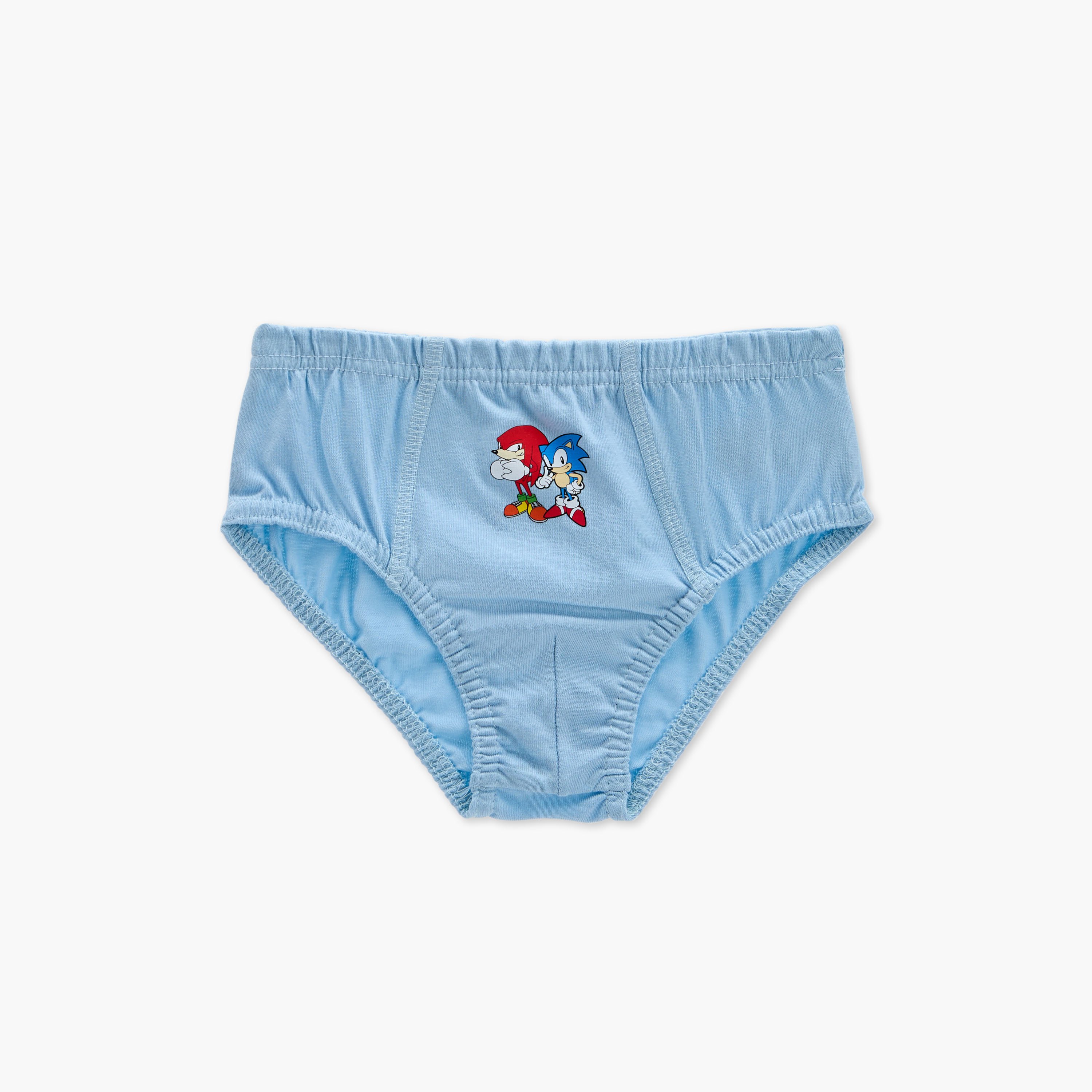 Sonic the Hedgehog Print Briefs - Set of 3-baby-boys-clothing-innerwear-image-3