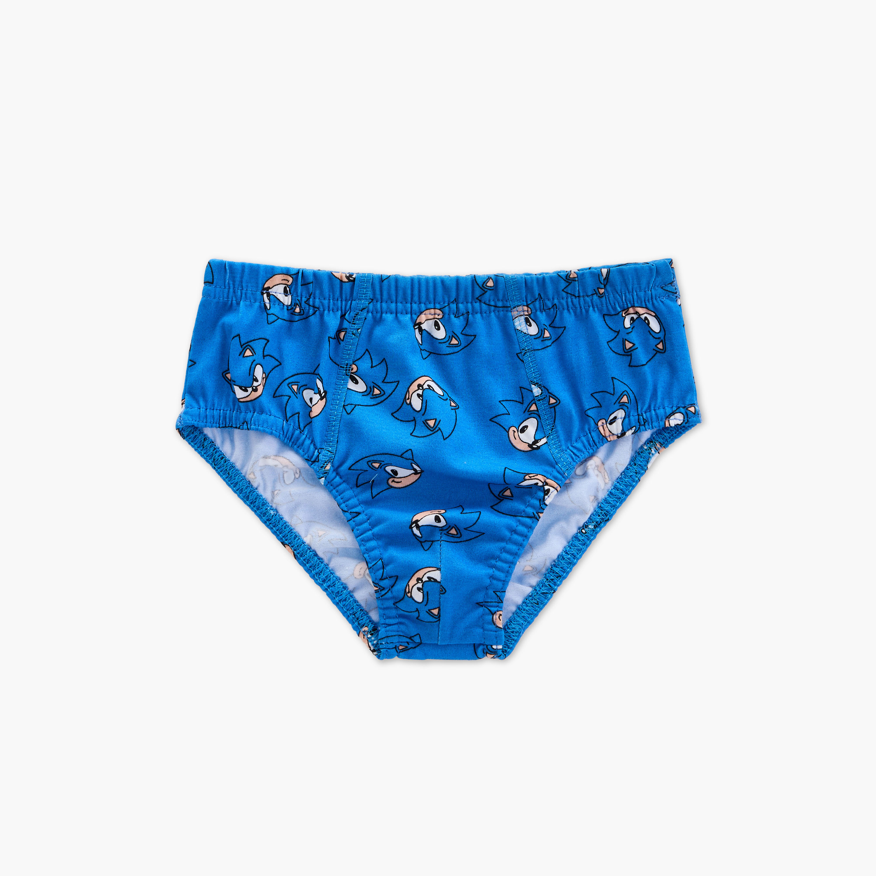 Sonic the Hedgehog Print Briefs - Set of 3-baby-boys-clothing-innerwear-image-4