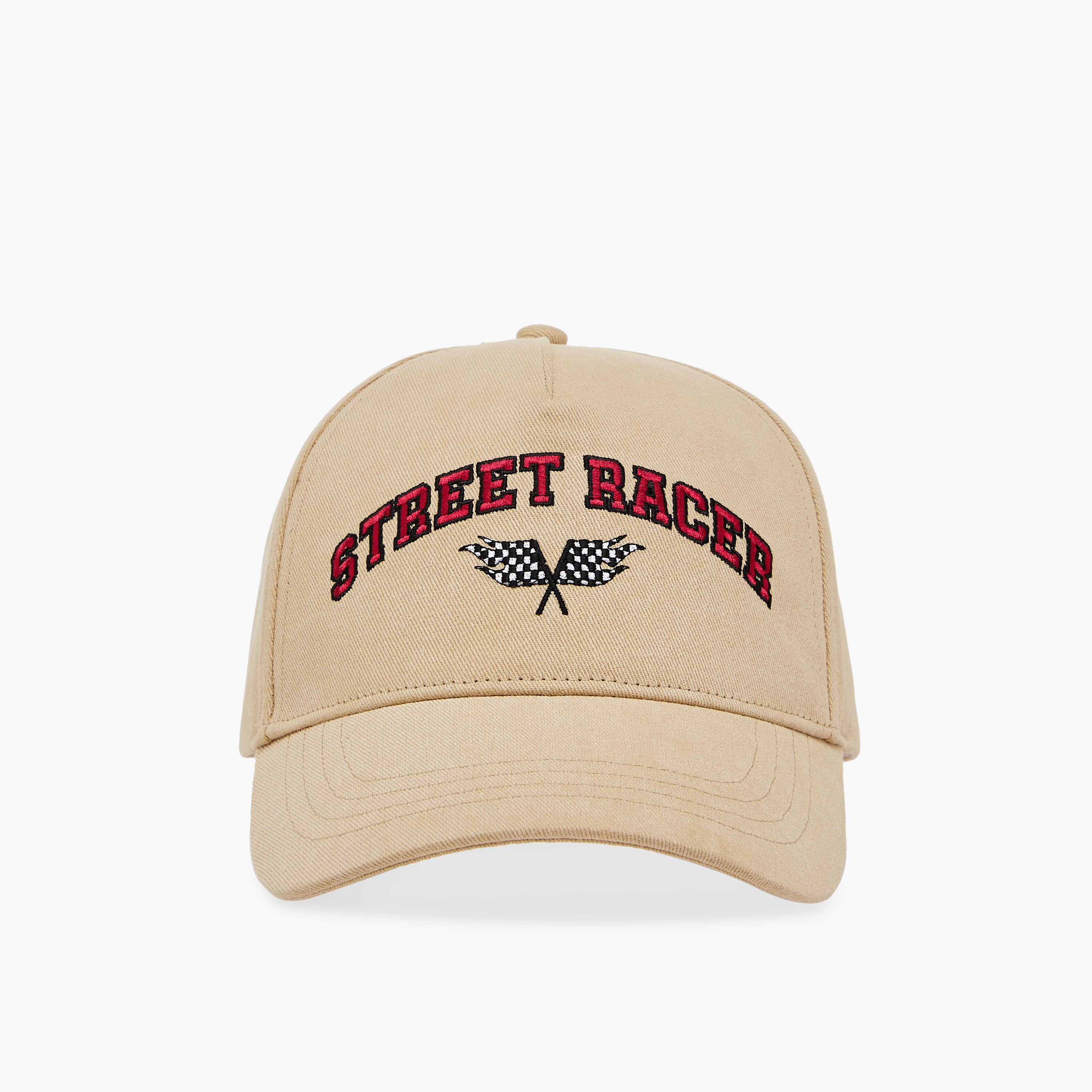 Juniors Street Racer Embroidered Cap with Hook and Loop Closure-boys-accessories-caps-image-1