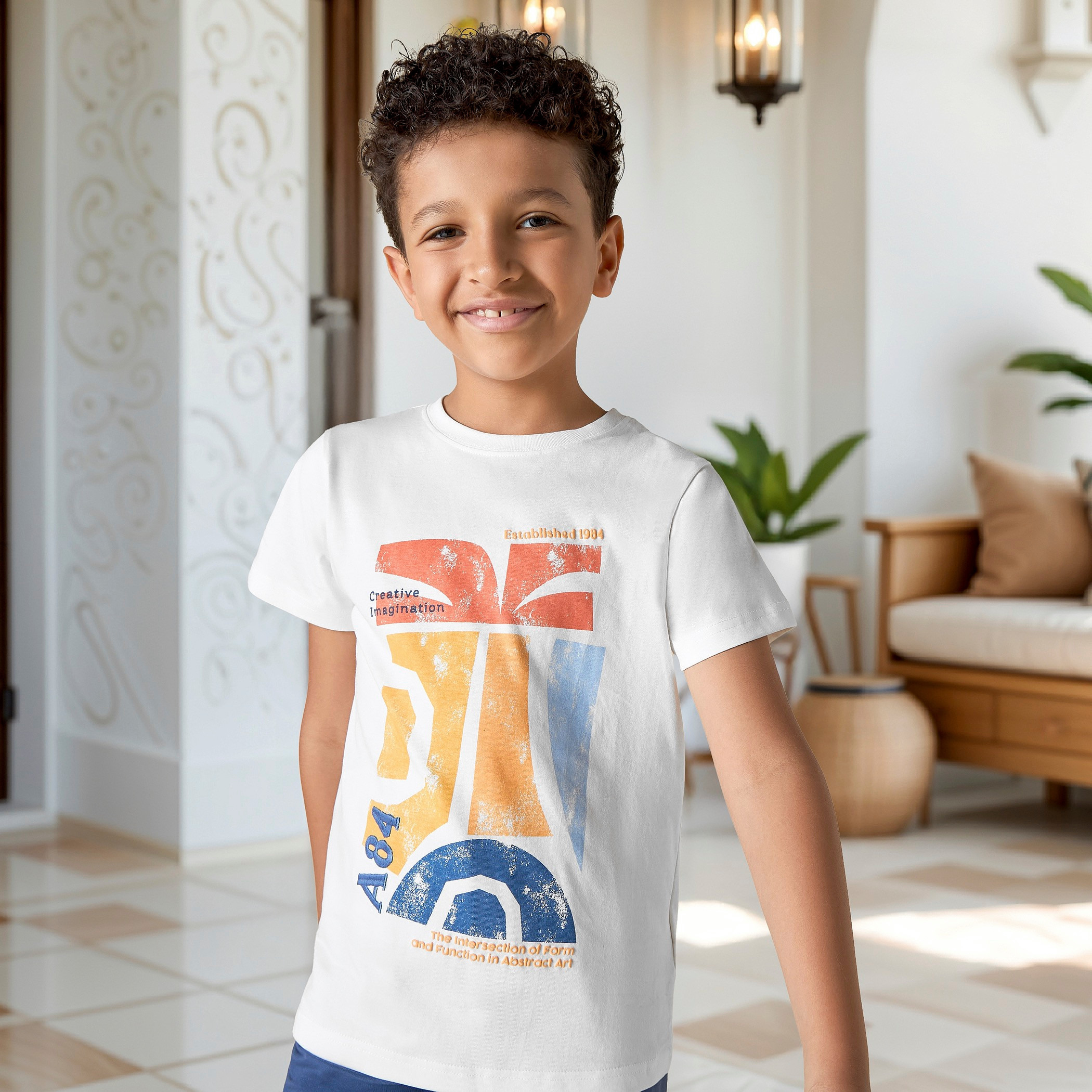 Juniors Printed T-shirt and Pyjama Set-boys-clothing-nightwear-image-2