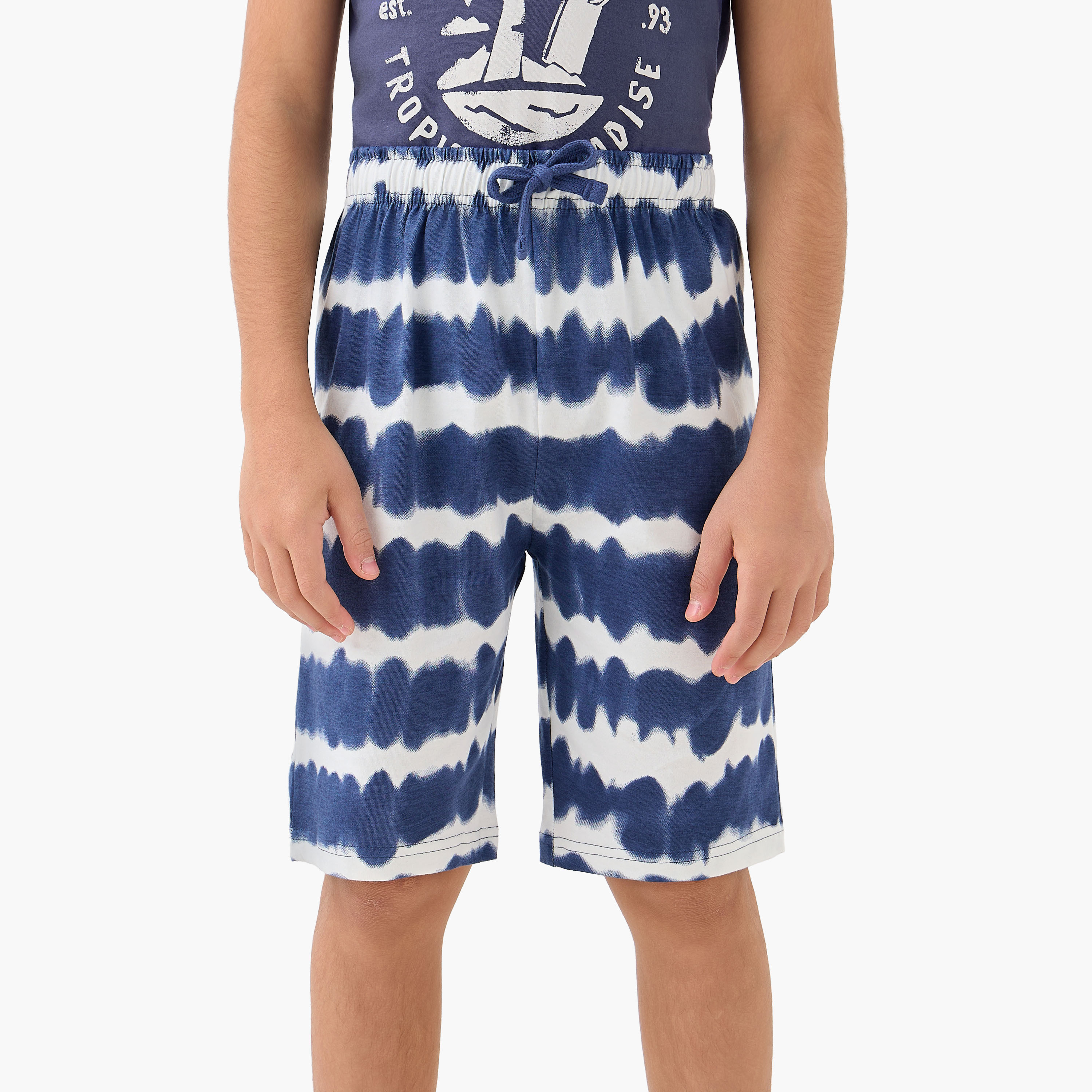 طقم نوم تيشيرتات وشورتات بطبعات من جونيورز - طقم من 2-boys-clothing-nightwear-image-5