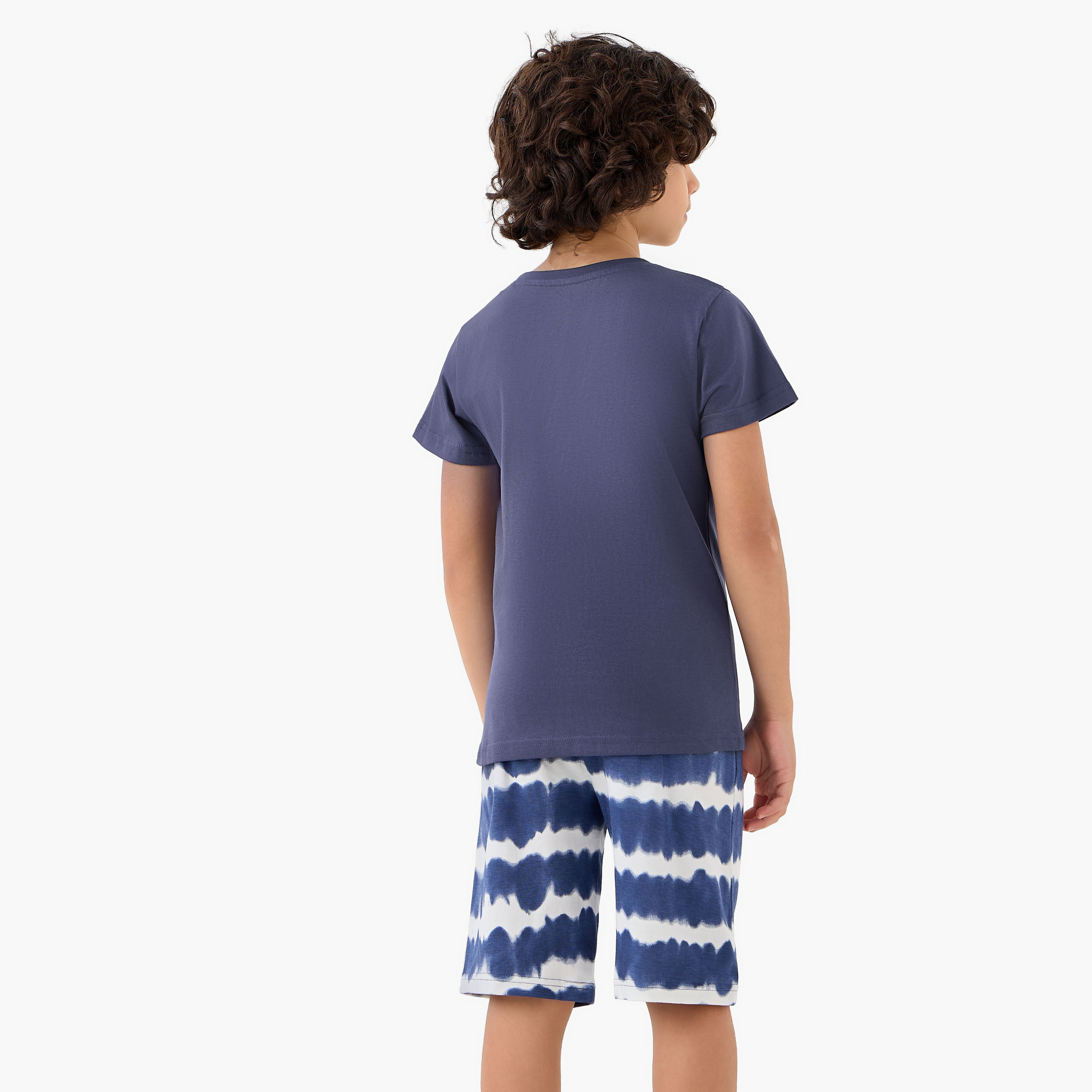 طقم نوم تيشيرتات وشورتات بطبعات من جونيورز - طقم من 2-boys-clothing-nightwear-image-6