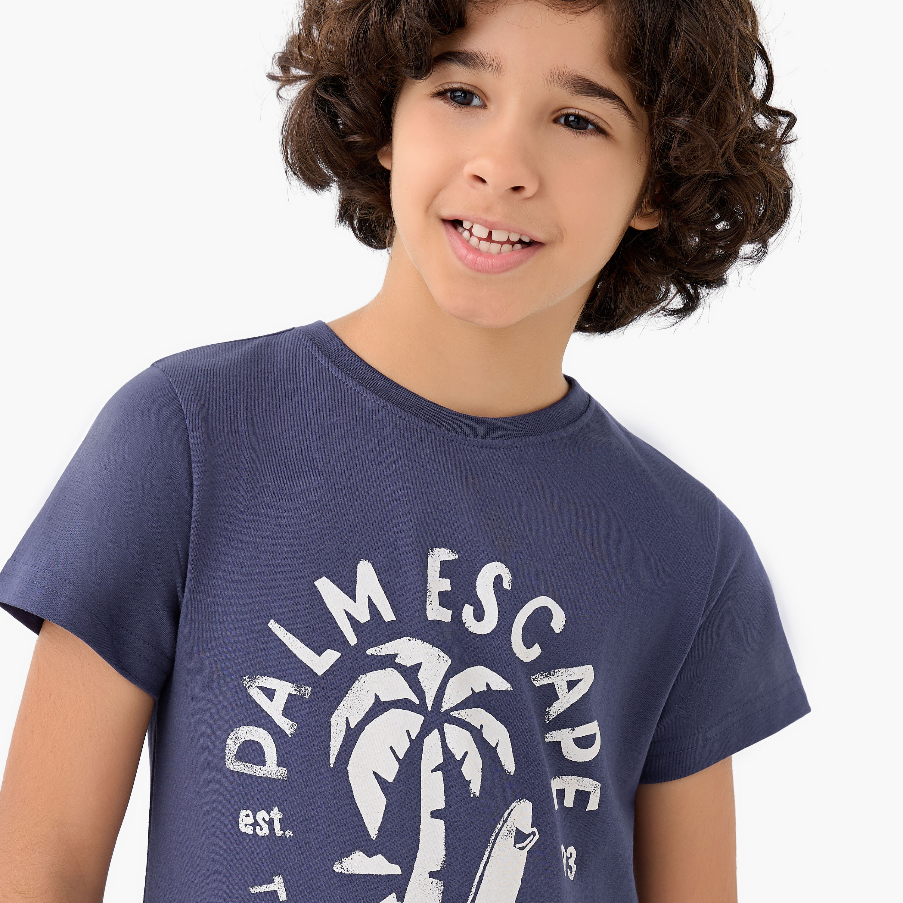 طقم نوم تيشيرتات وشورتات بطبعات من جونيورز - طقم من 2-boys-clothing-nightwear-image-7