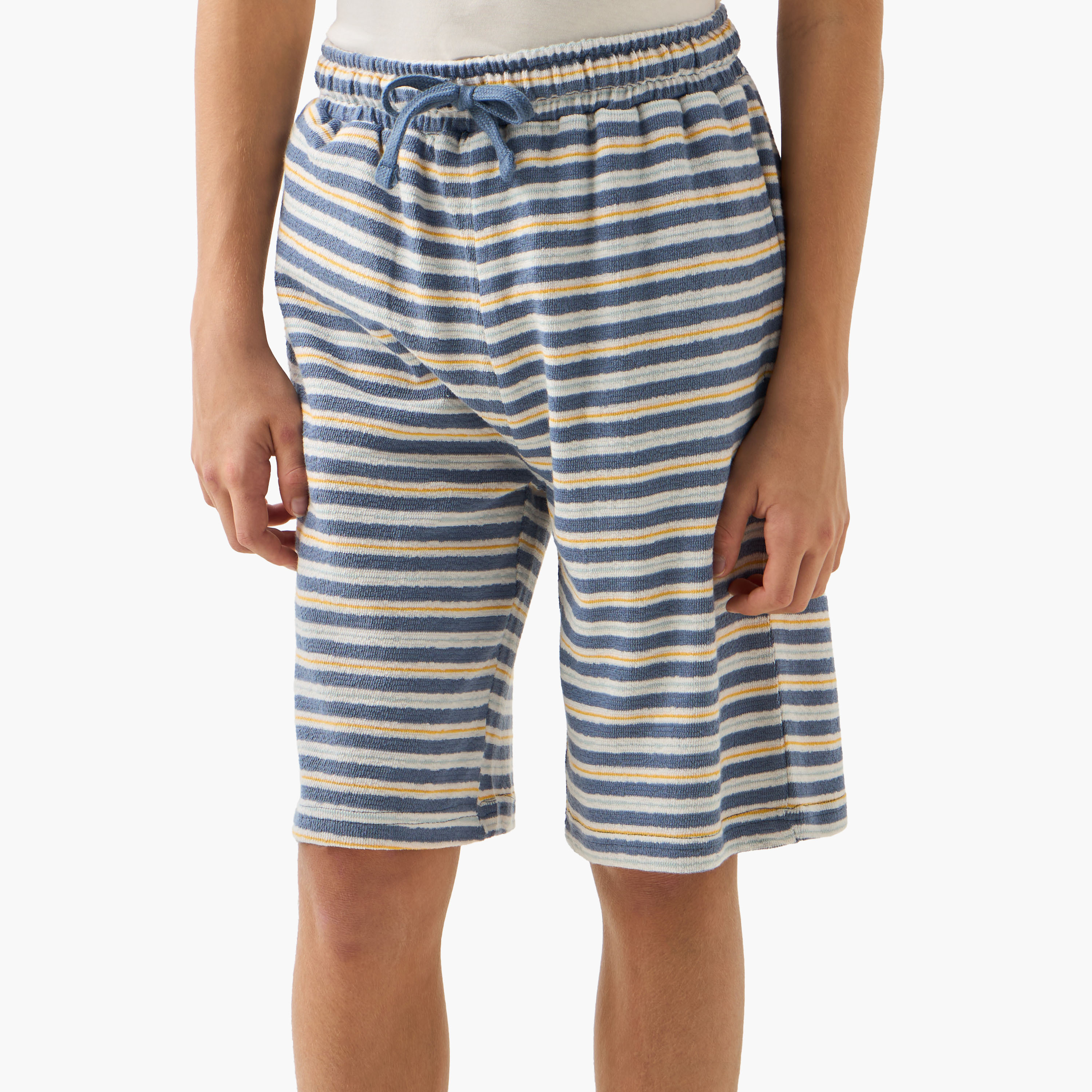 Juniors Printed T-shirt and Shorts Set-boys-clothing-nightwear-image-3