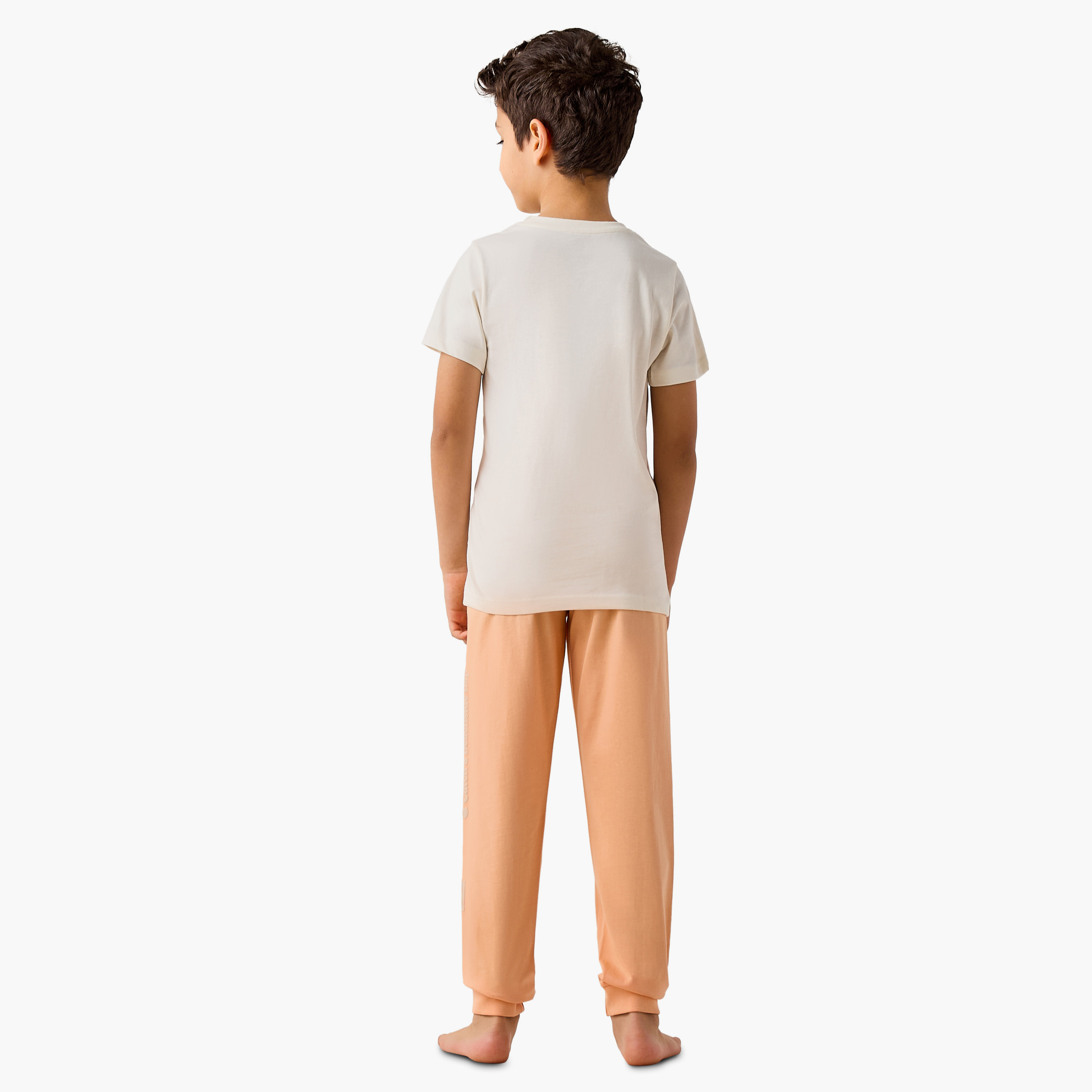 Juniors Tropical Print T-shirt and Pyjama - Set of 2-boys-clothing-nightwear-image-5