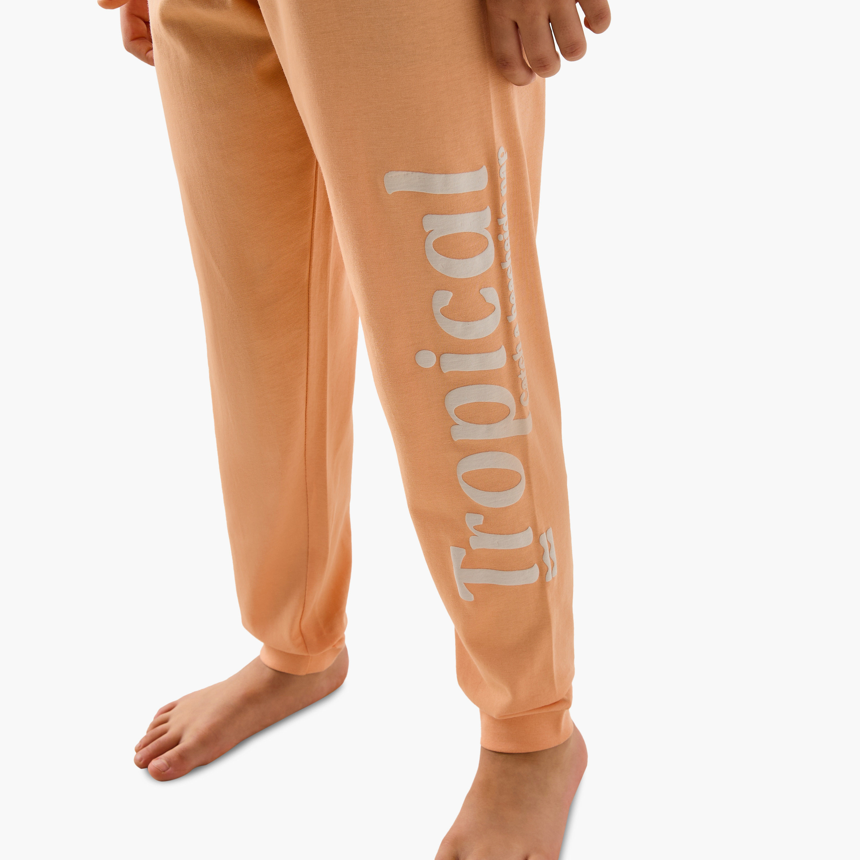 Juniors Tropical Print T-shirt and Pyjama - Set of 2-boys-clothing-nightwear-image-7