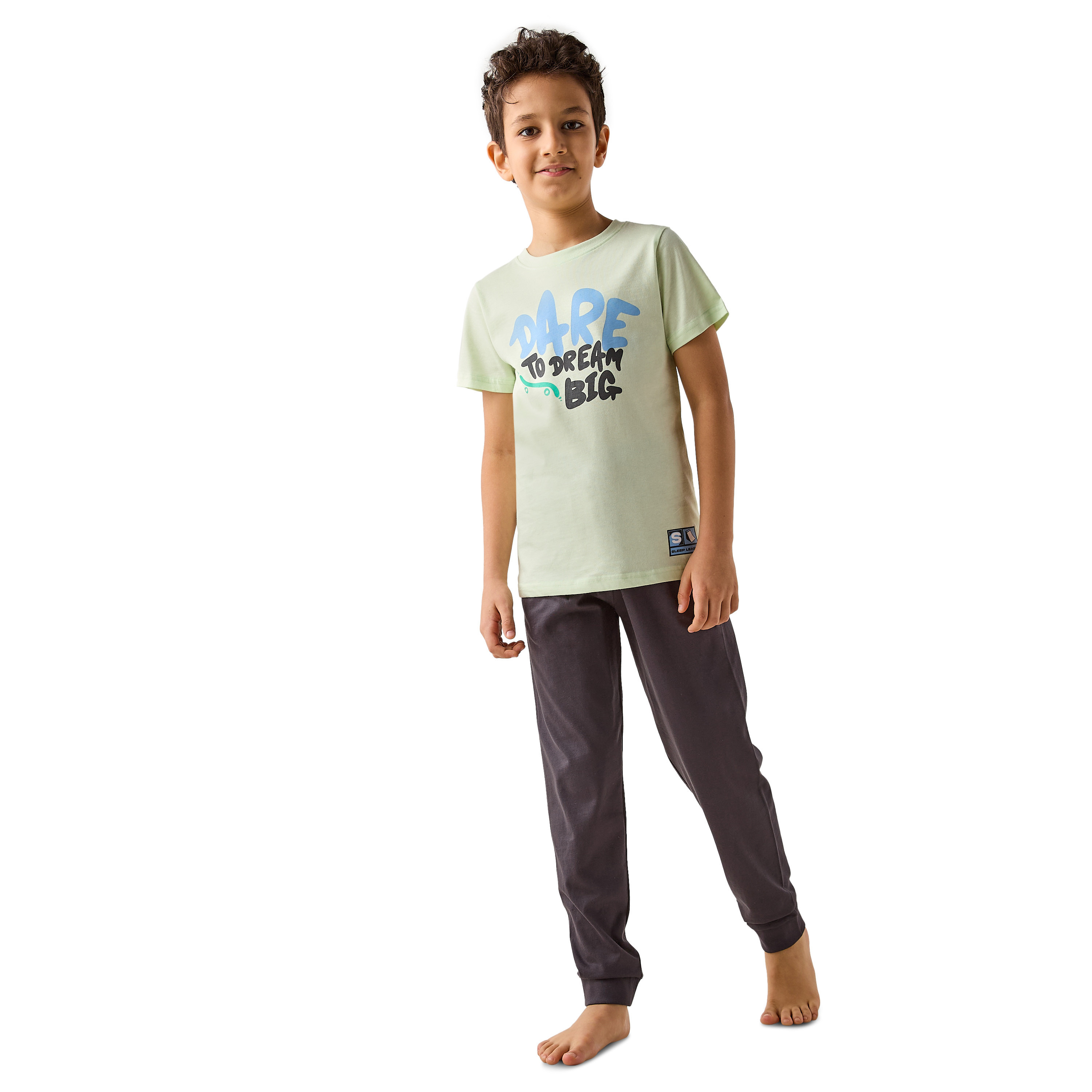 Juniors Skateboard Print T-shirt and Pyjamas - Set of 3-boys-clothing-nightwear-image-3