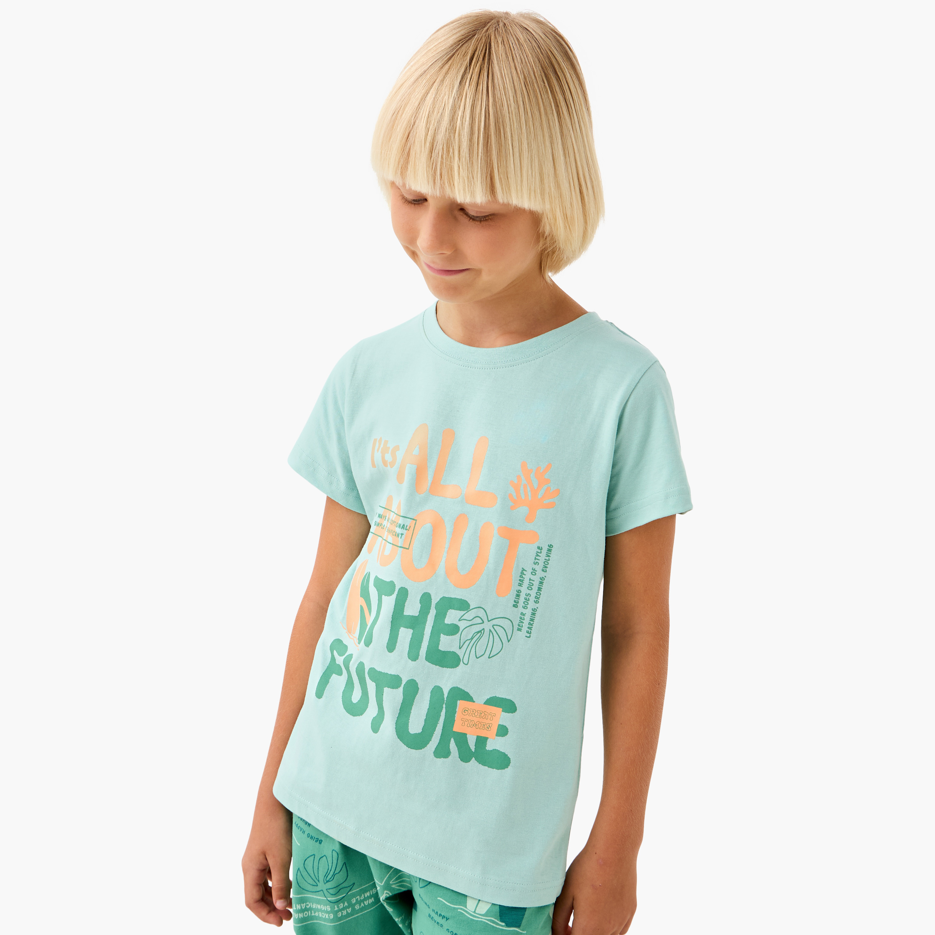 طقم تيشيرت وبيجاما بطبعات من جونيورز-boys-clothing-nightwear-image-2