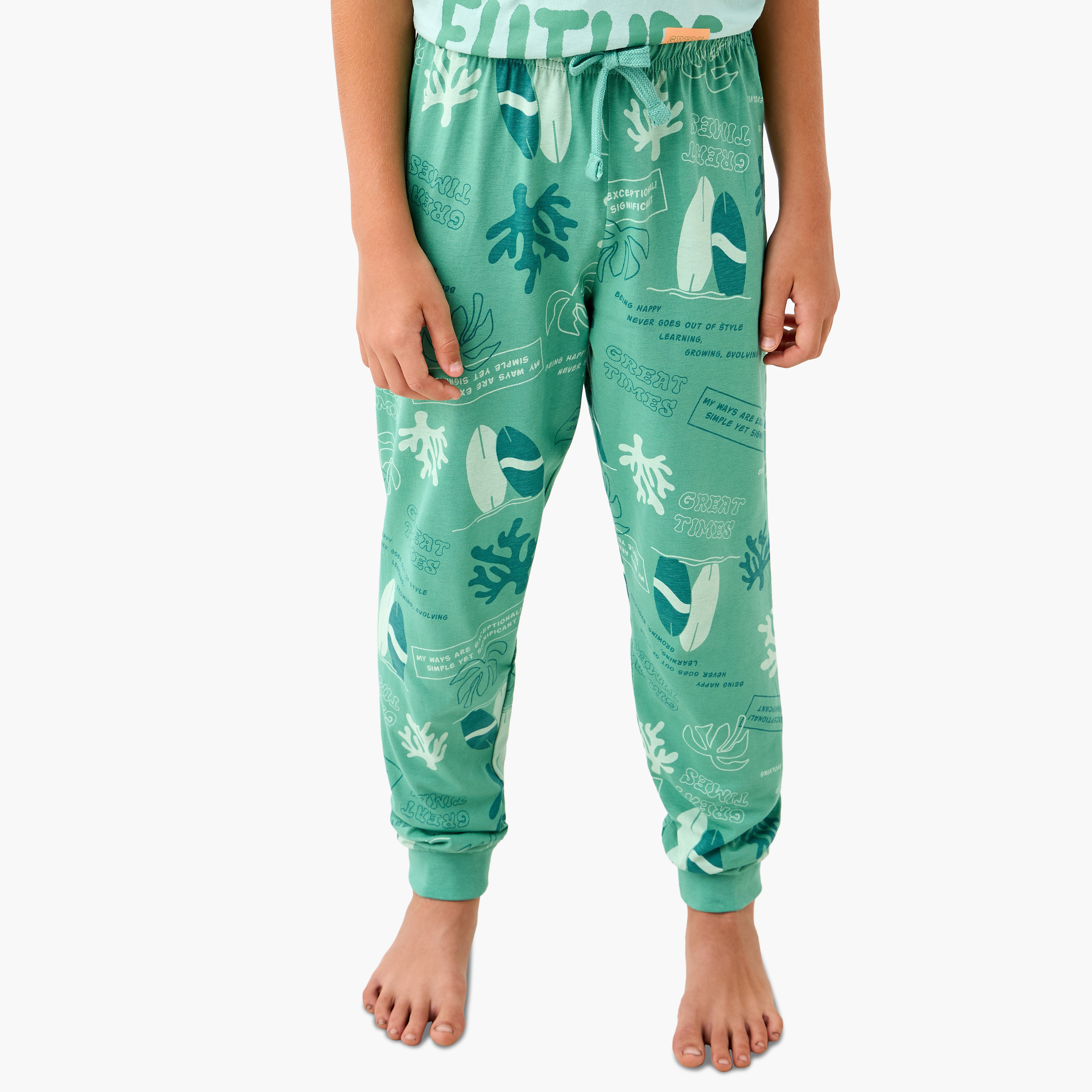 طقم تيشيرت وبيجاما بطبعات من جونيورز-boys-clothing-nightwear-image-3