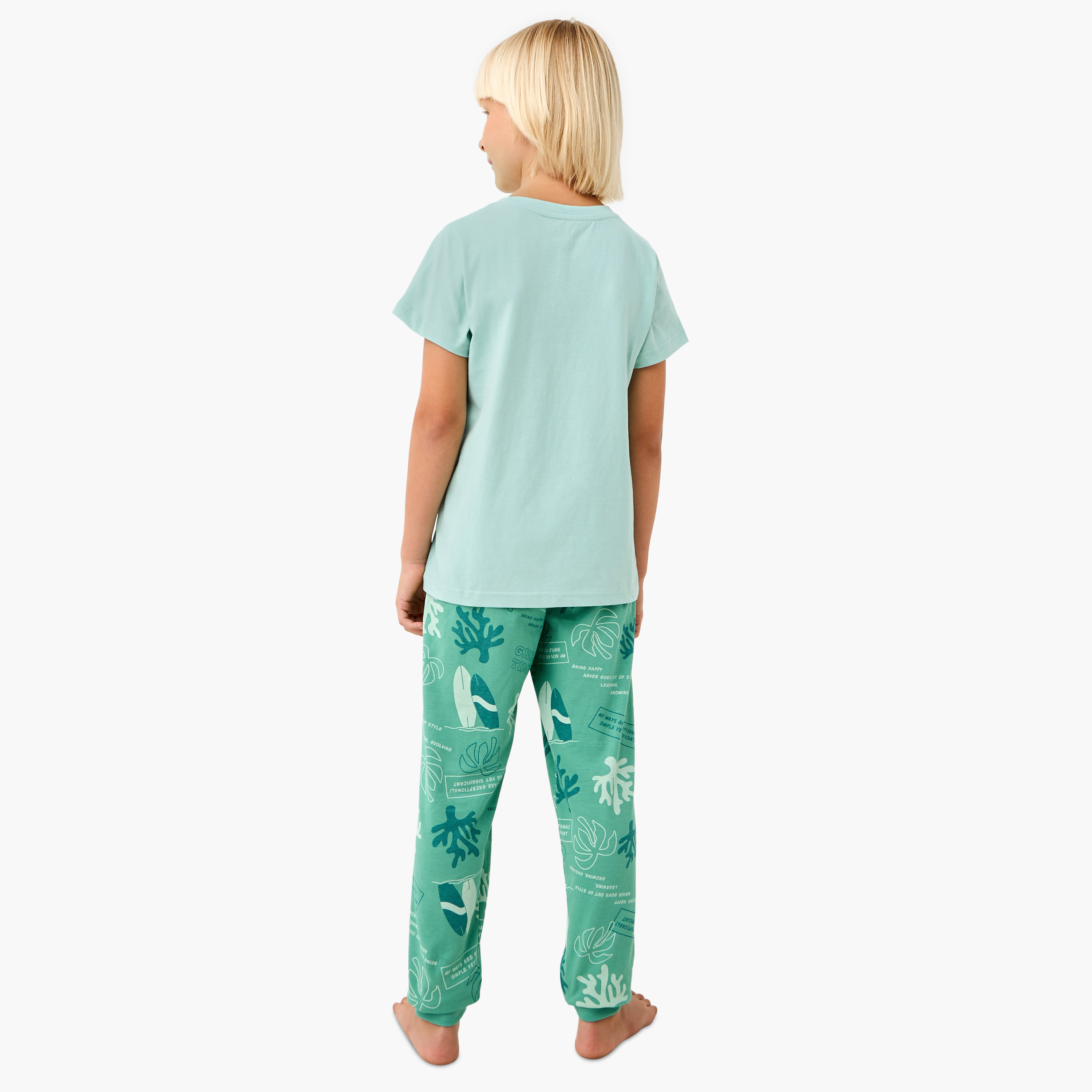 طقم تيشيرت وبيجاما بطبعات من جونيورز-boys-clothing-nightwear-image-4