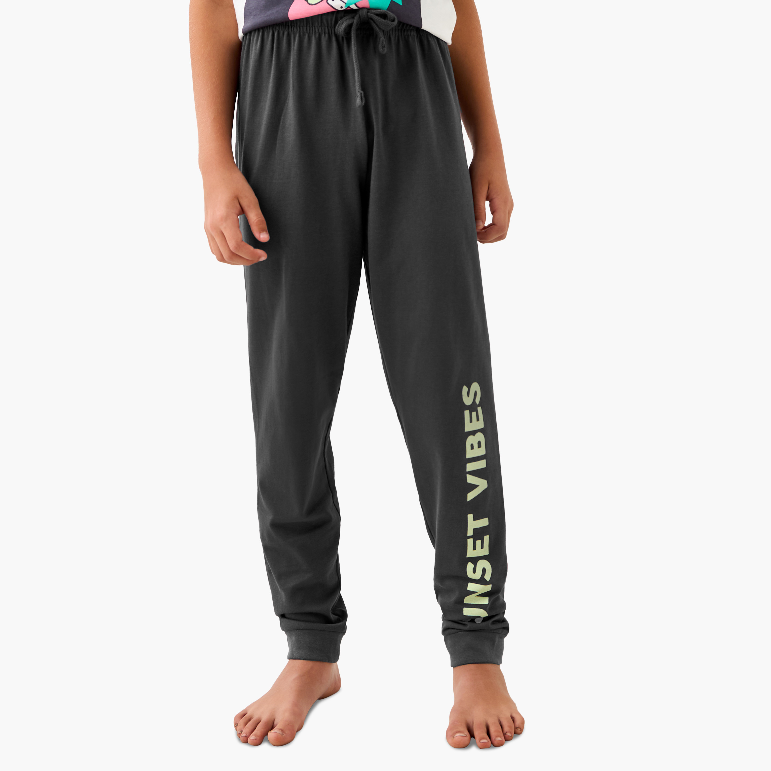 Juniors Printed T-shirt and Pyjama Set-boys-clothing-nightwear-image-3