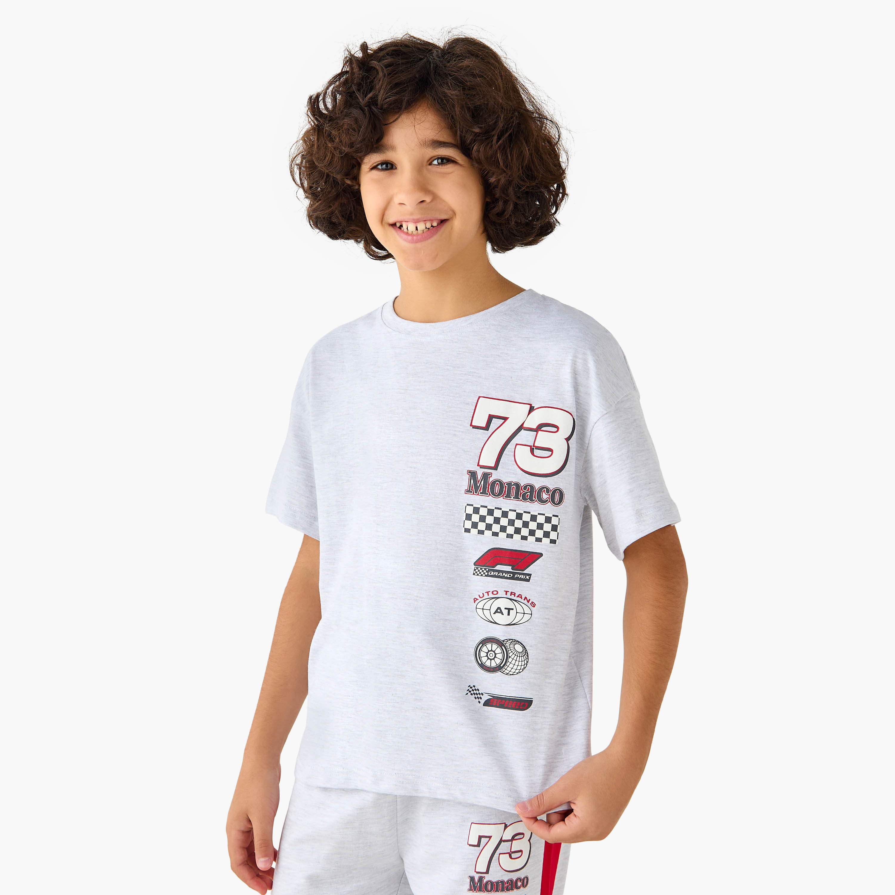 طقم تيشيرت بأكمام قصيرة وبنطلون بيجاما بطبعات من جونيورز-boys-clothing-nightwear-image-2