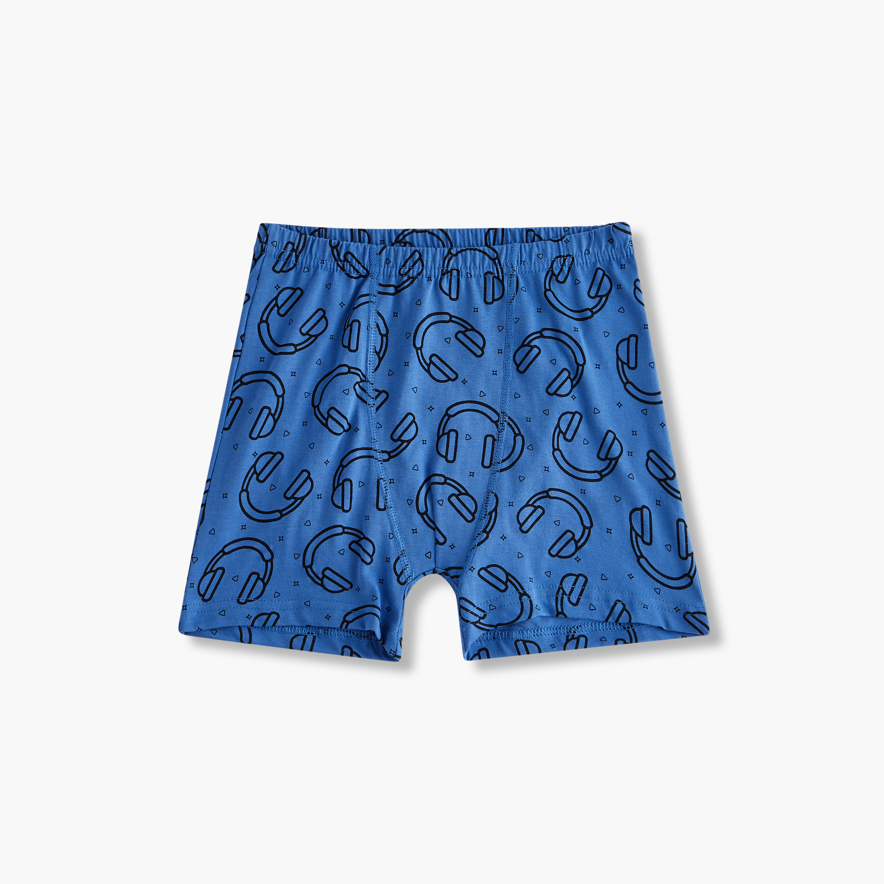 Juniors Gamer Print Boxers with Elasticated Waistband - Set of 5-boys-clothing-innerwear-boxersandbriefs-image-5