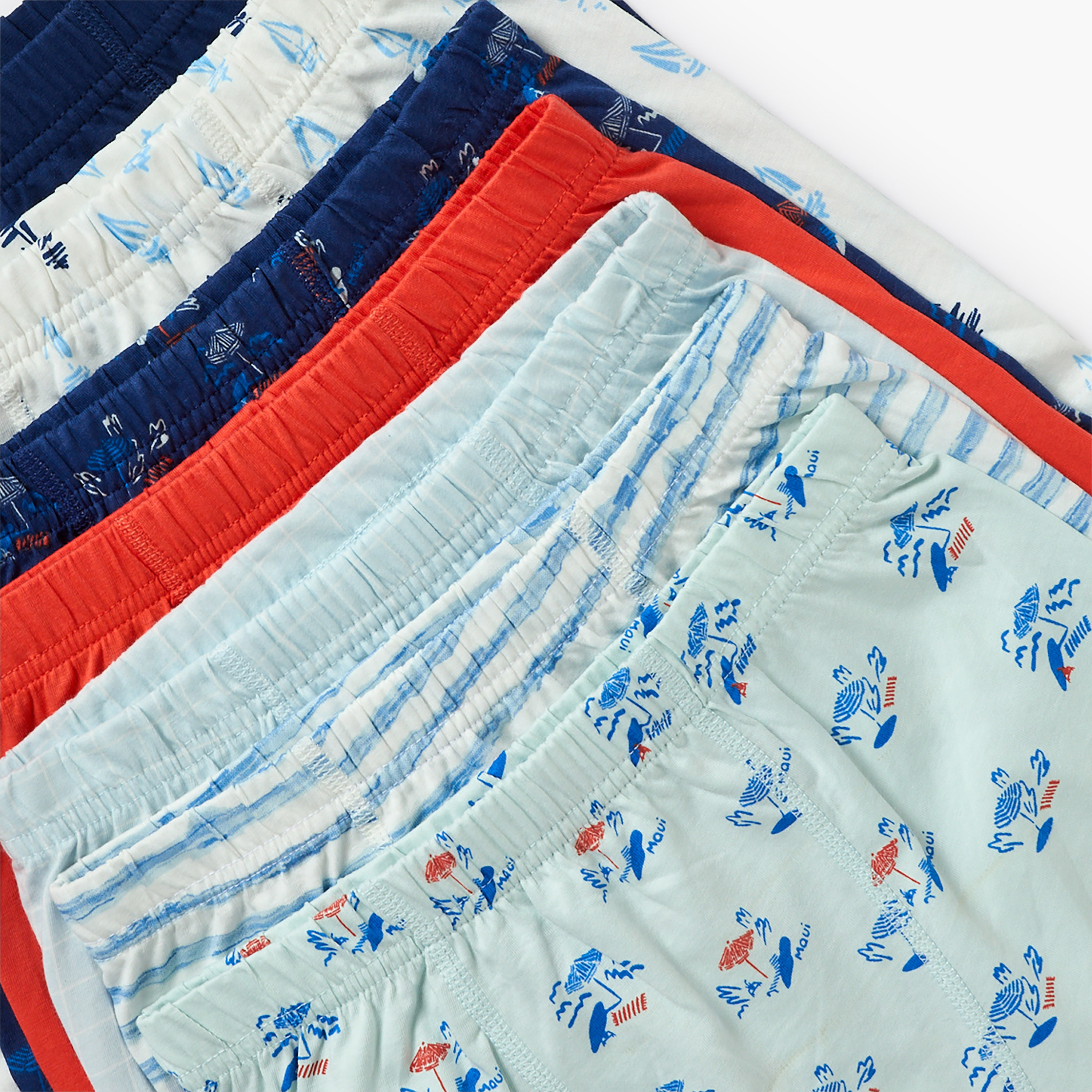 Juniors Printed Boxers with Elasticated Waistband - Set of 7-boys-clothing-innerwear-boxersandbriefs-image-9