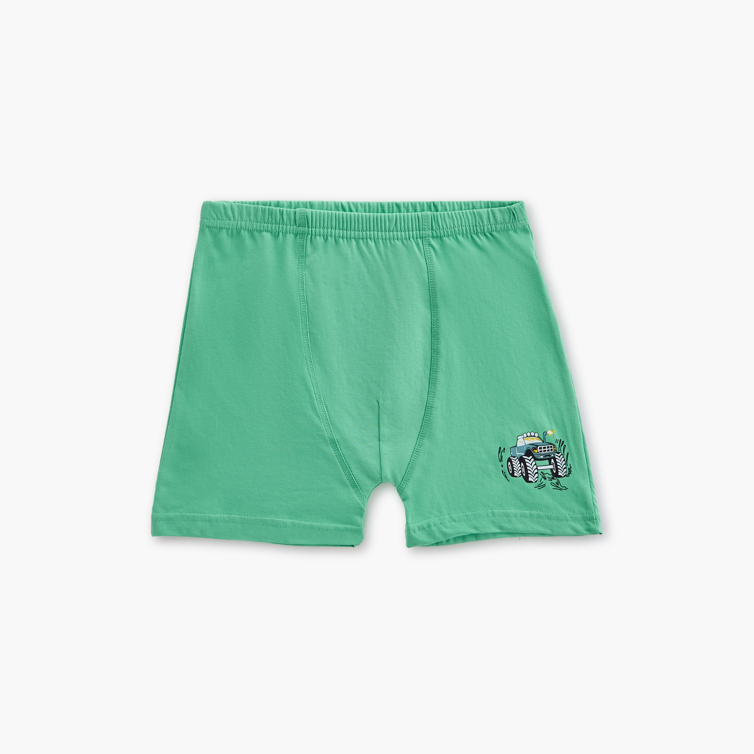 Juniors Printed Boxers with Elasticated Waistband - Set of 7-boys-clothing-innerwear-boxersandbriefs-image-3