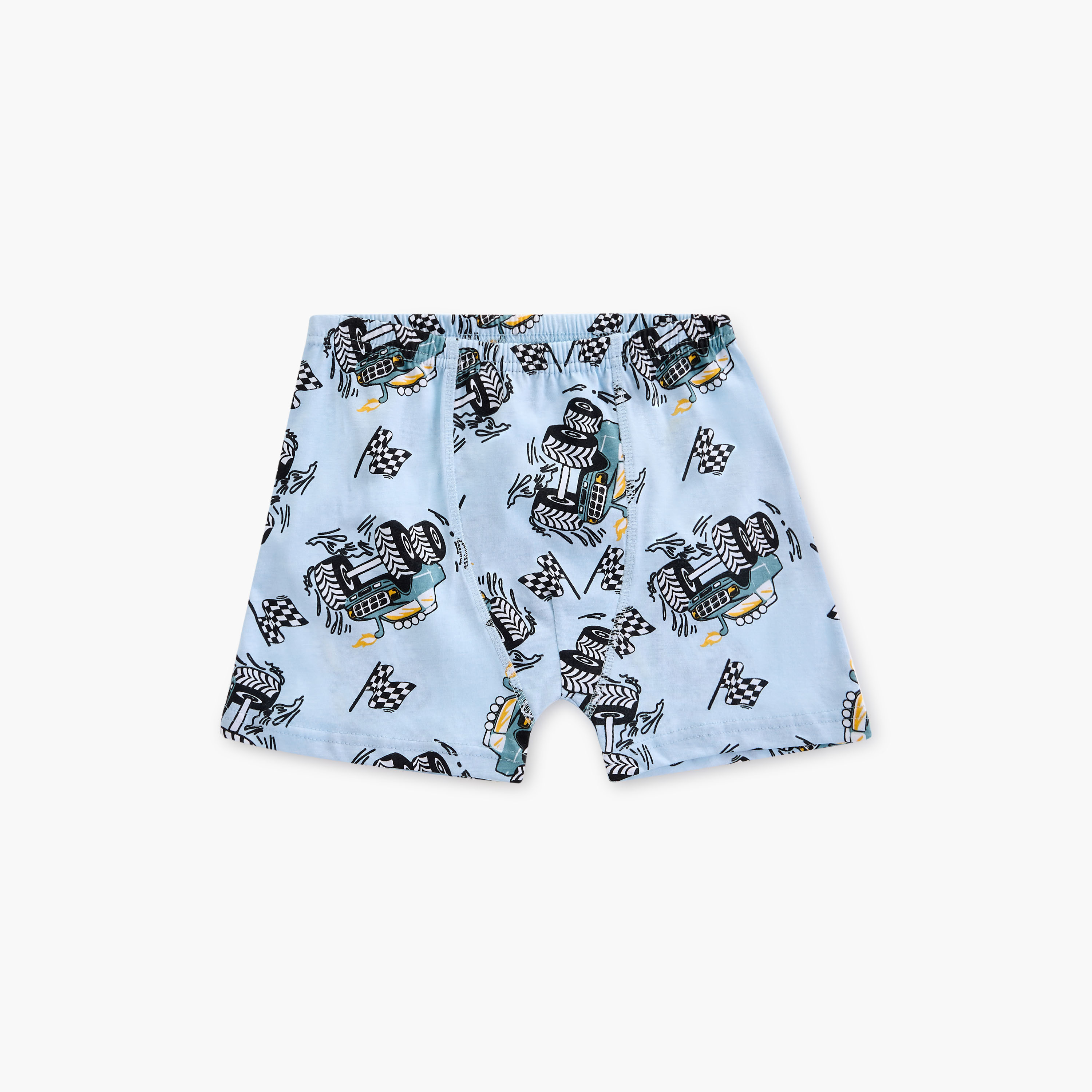 Juniors Printed Boxers with Elasticated Waistband - Set of 7-boys-clothing-innerwear-boxersandbriefs-image-7