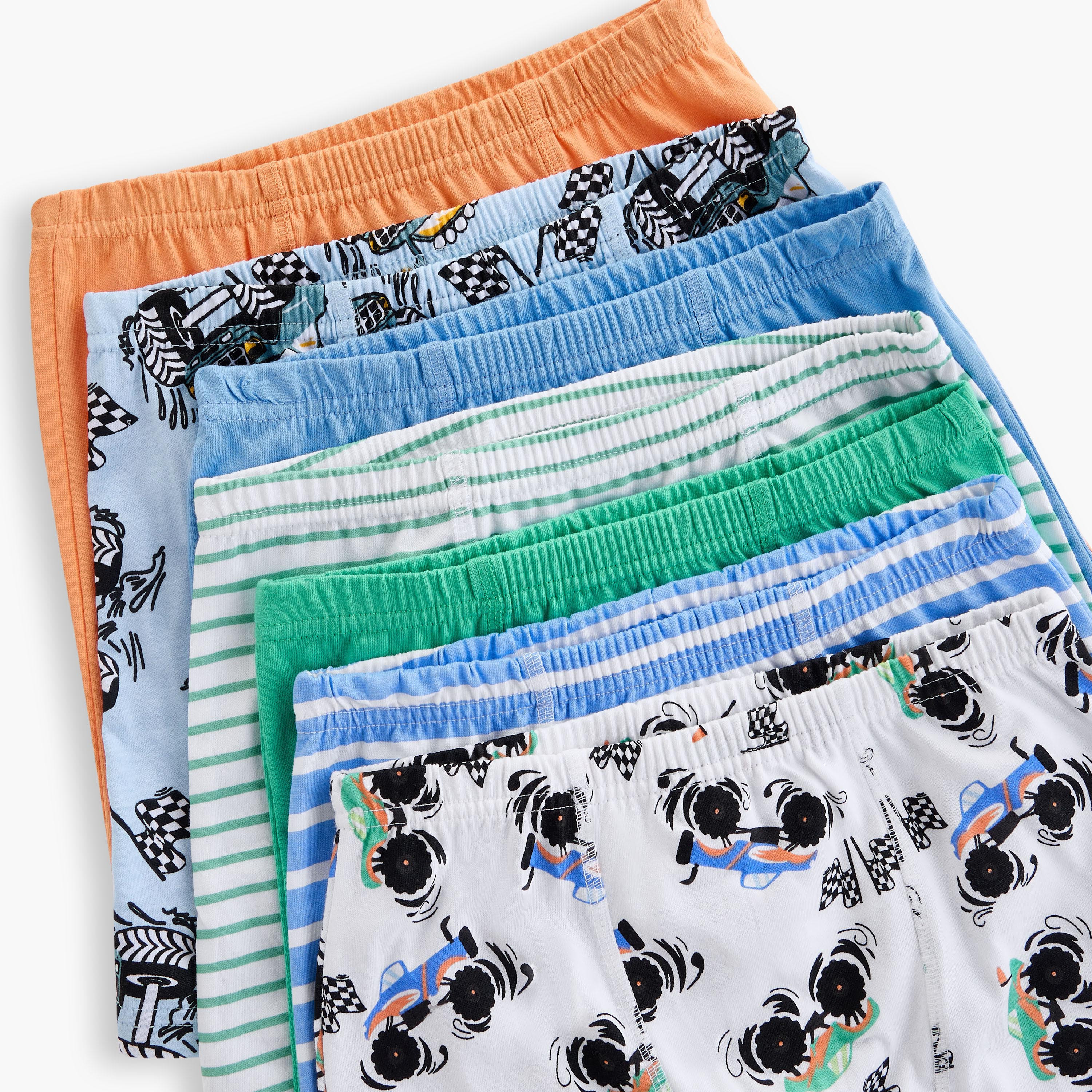 Juniors Printed Boxers with Elasticated Waistband - Set of 7-boys-clothing-innerwear-boxersandbriefs-image-9