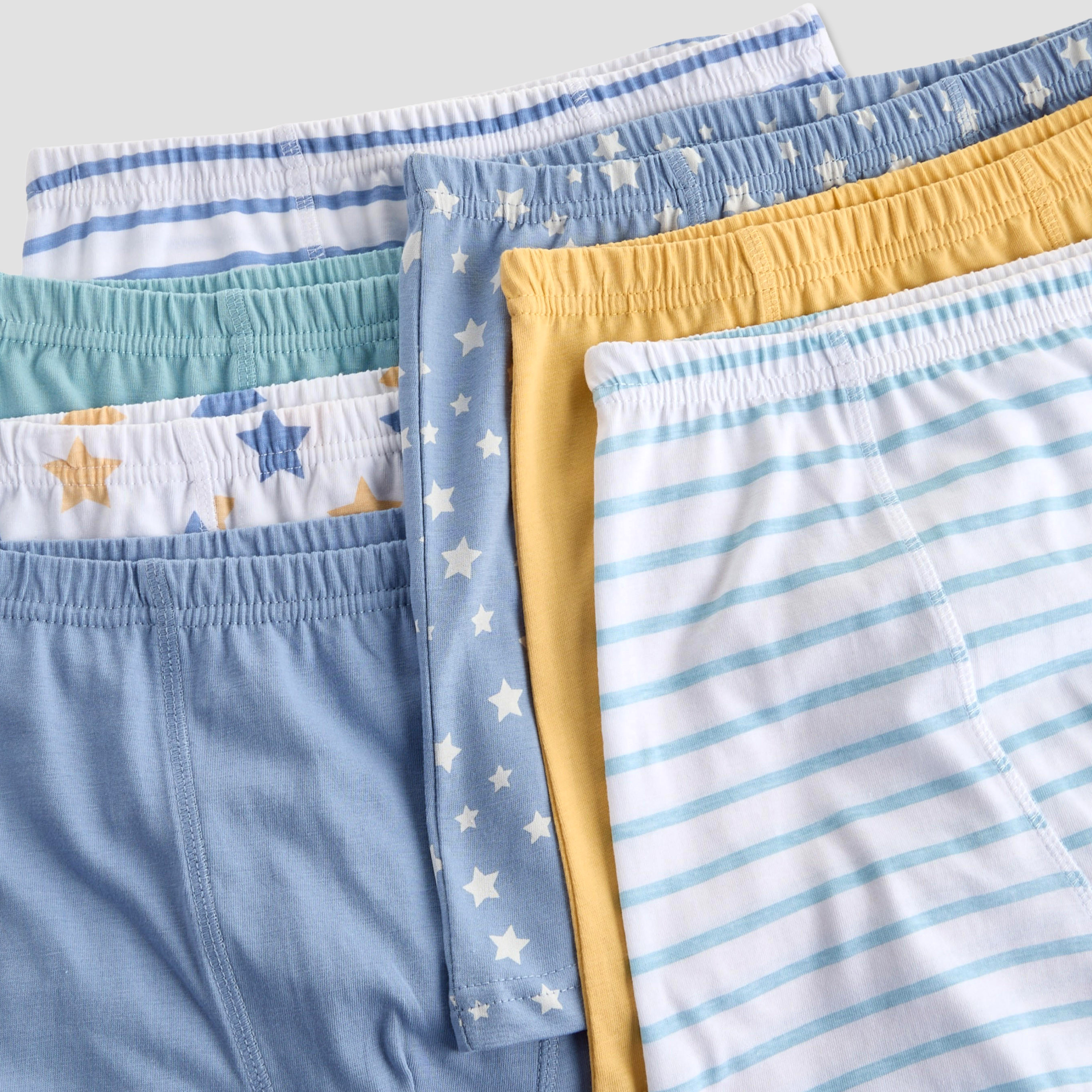 Juniors Assorted Boxers with Elasticated Waistband - Set of 7-boys-clothing-innerwear-boxersandbriefs-image-9