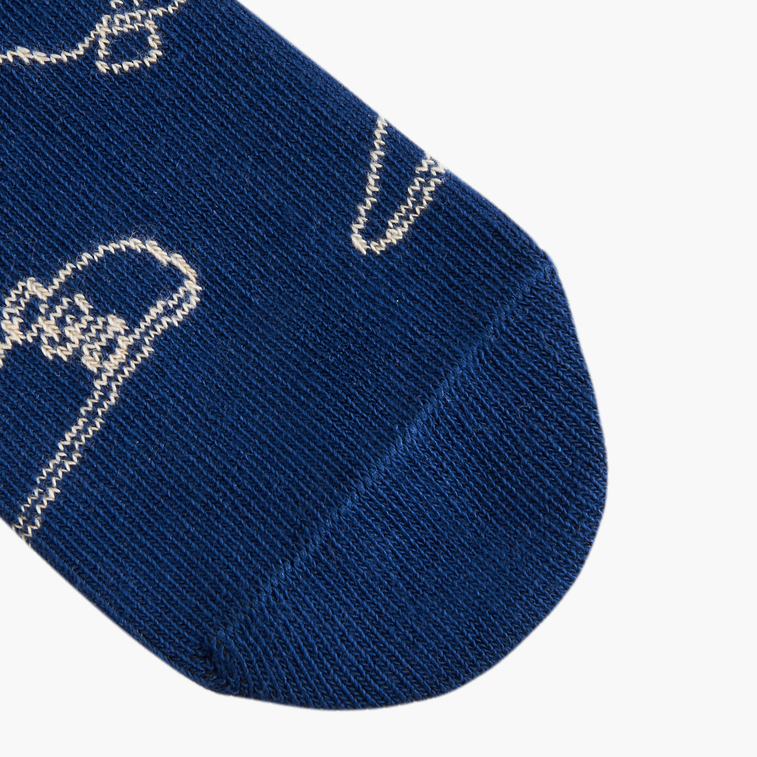 Juniors Textured Ankle Length Socks - Set of 3-boys-accessories-socks-image-3