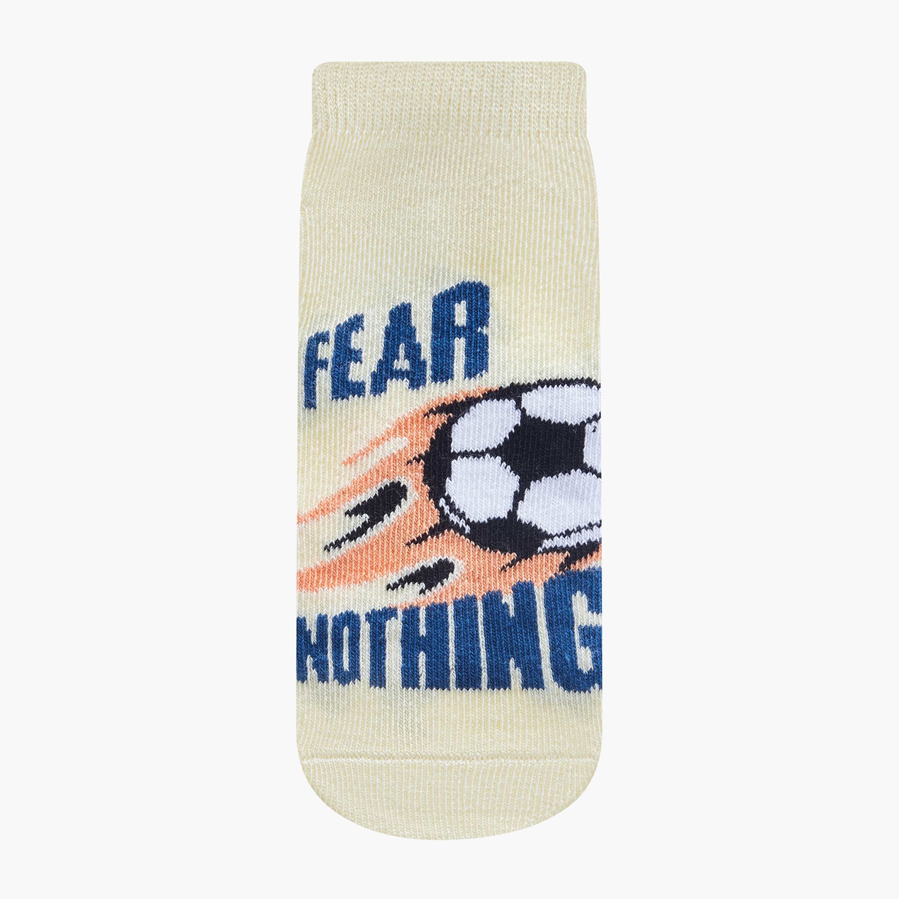 Juniors Soccer Print Ankle Length Socks - Set of 7-boys-accessories-socks-image-2