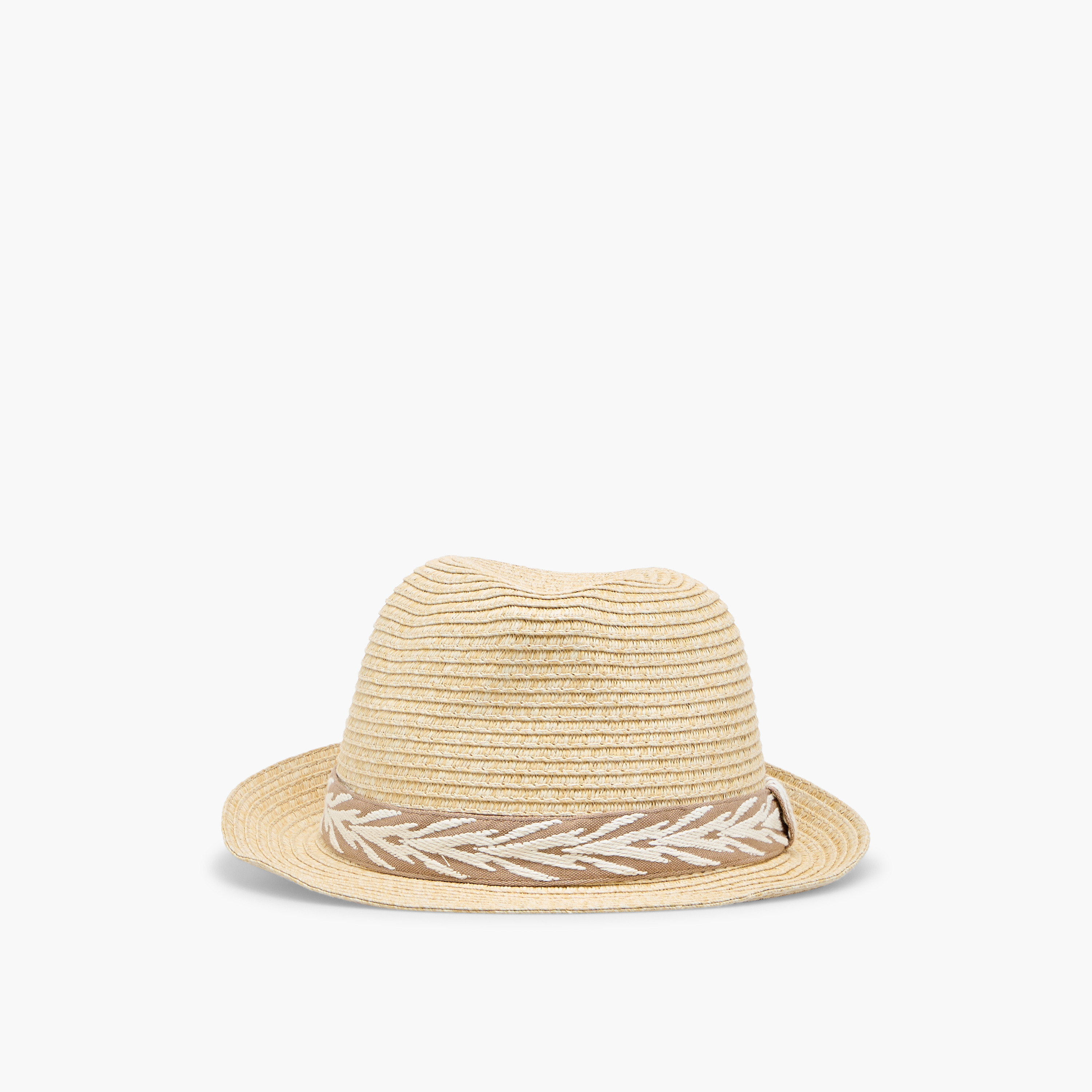 Juniors Textured Hat with Printed Belt Detail-boys-accessories-caps-image-1