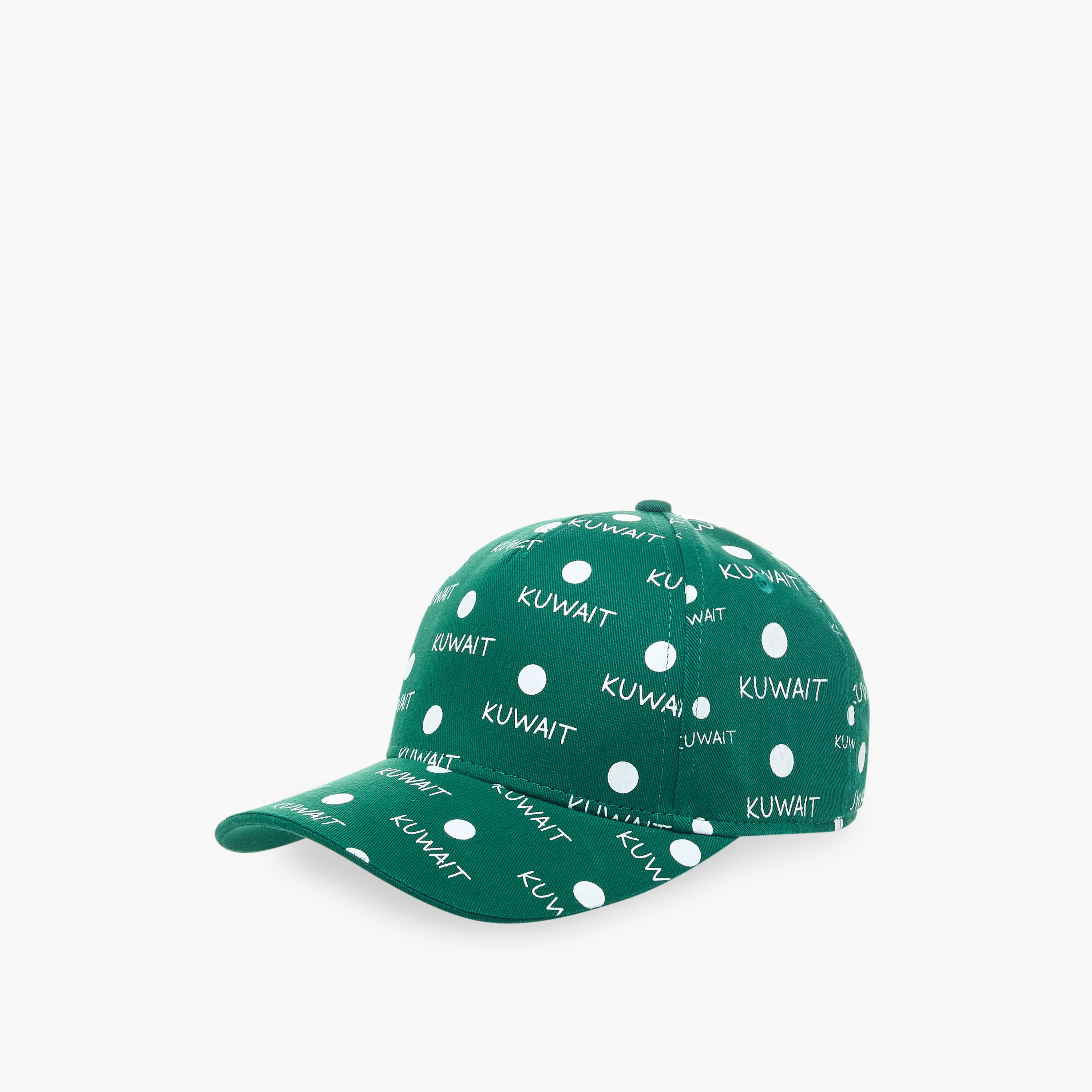 Juniors Kuwait National Day Print Cap with Hook and Loop Closure-boys-accessories-caps-image-2