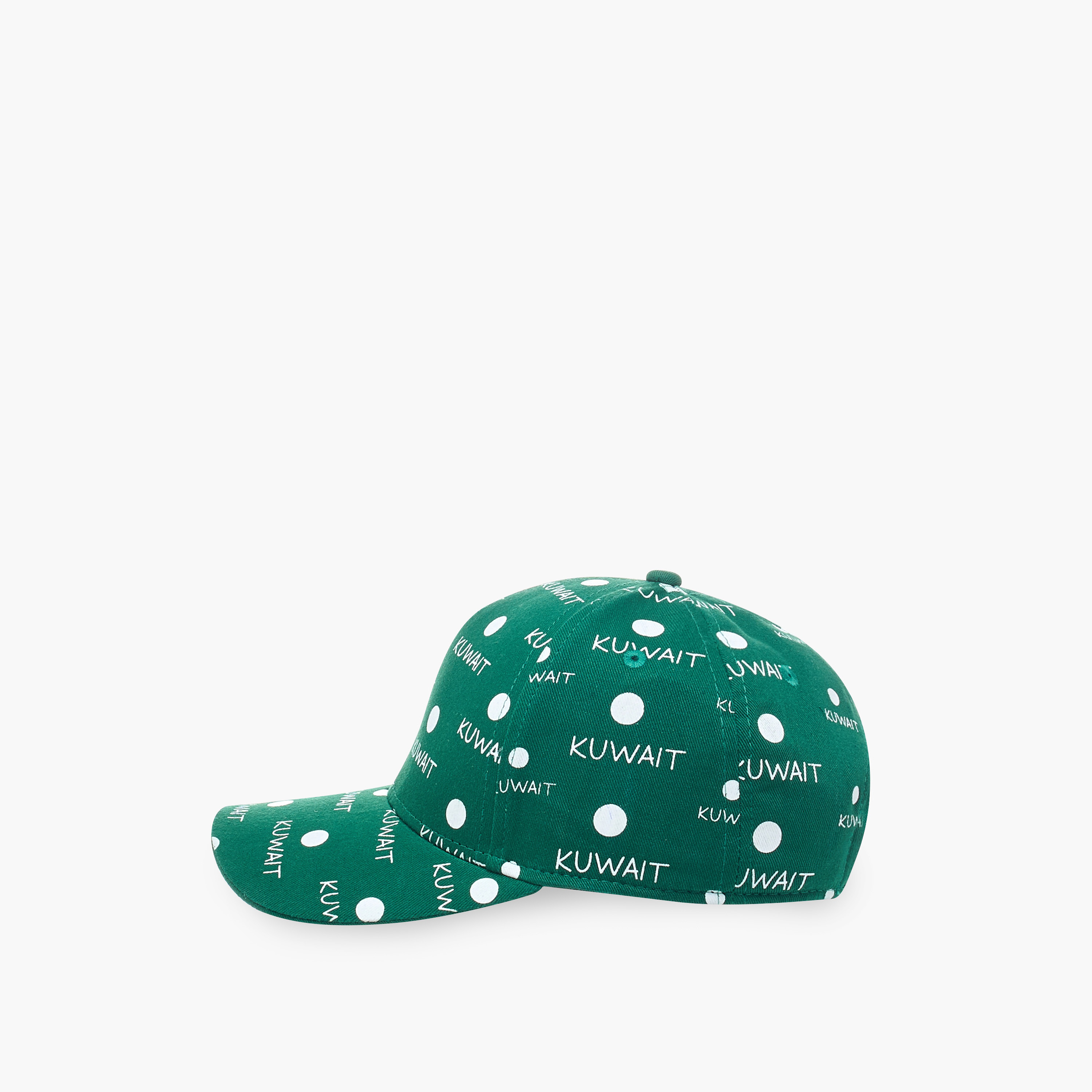 Juniors Kuwait National Day Print Cap with Hook and Loop Closure-boys-accessories-caps-image-3