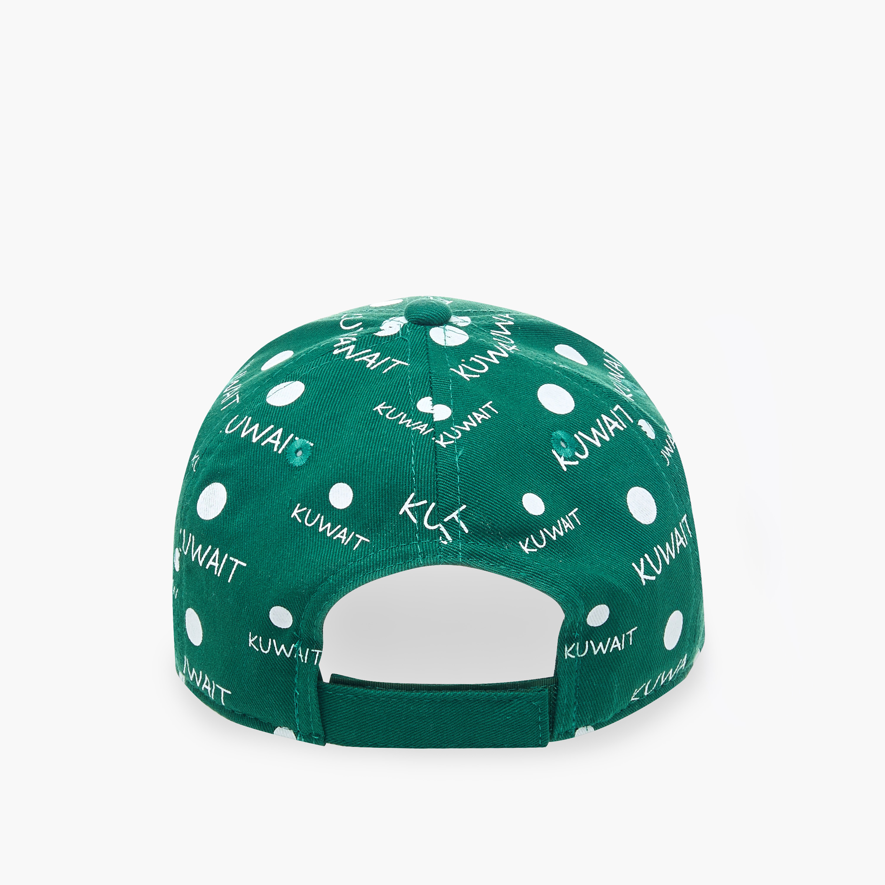 Juniors Kuwait National Day Print Cap with Hook and Loop Closure-boys-accessories-caps-image-4