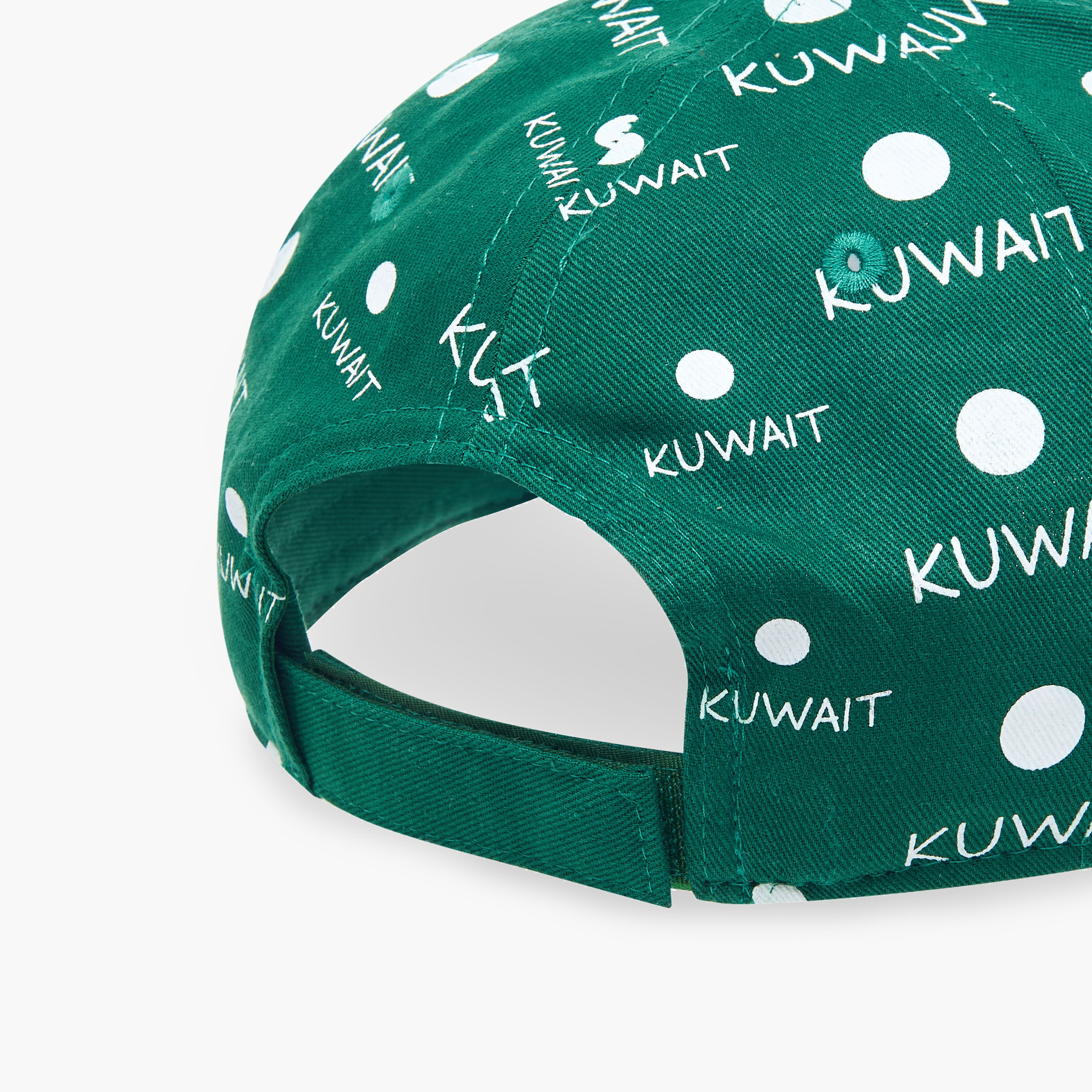 Juniors Kuwait National Day Print Cap with Hook and Loop Closure-boys-accessories-caps-image-6