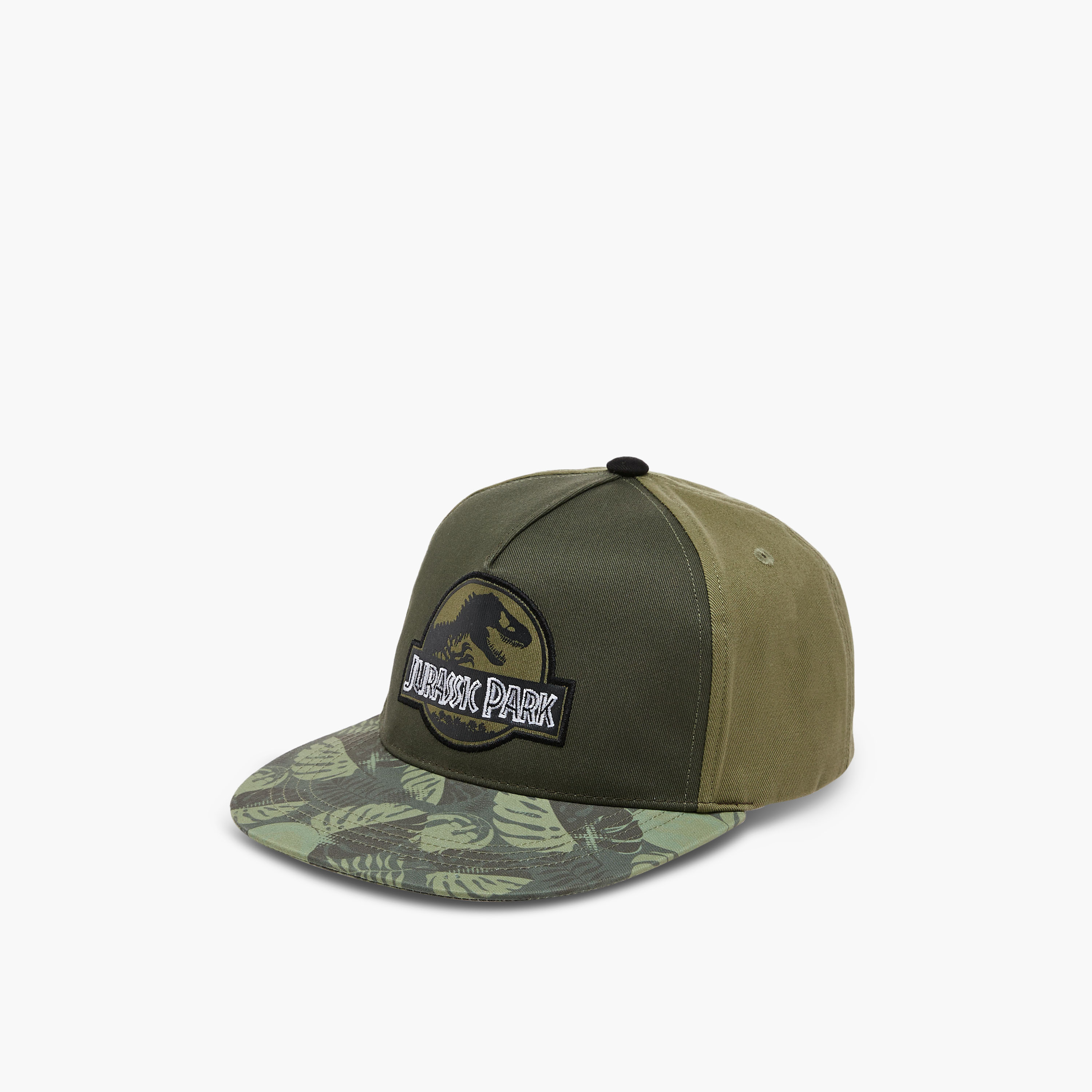 Jurassic Park Printed Cap with Hook and Loop Closure-boys-accessories-caps-image-2
