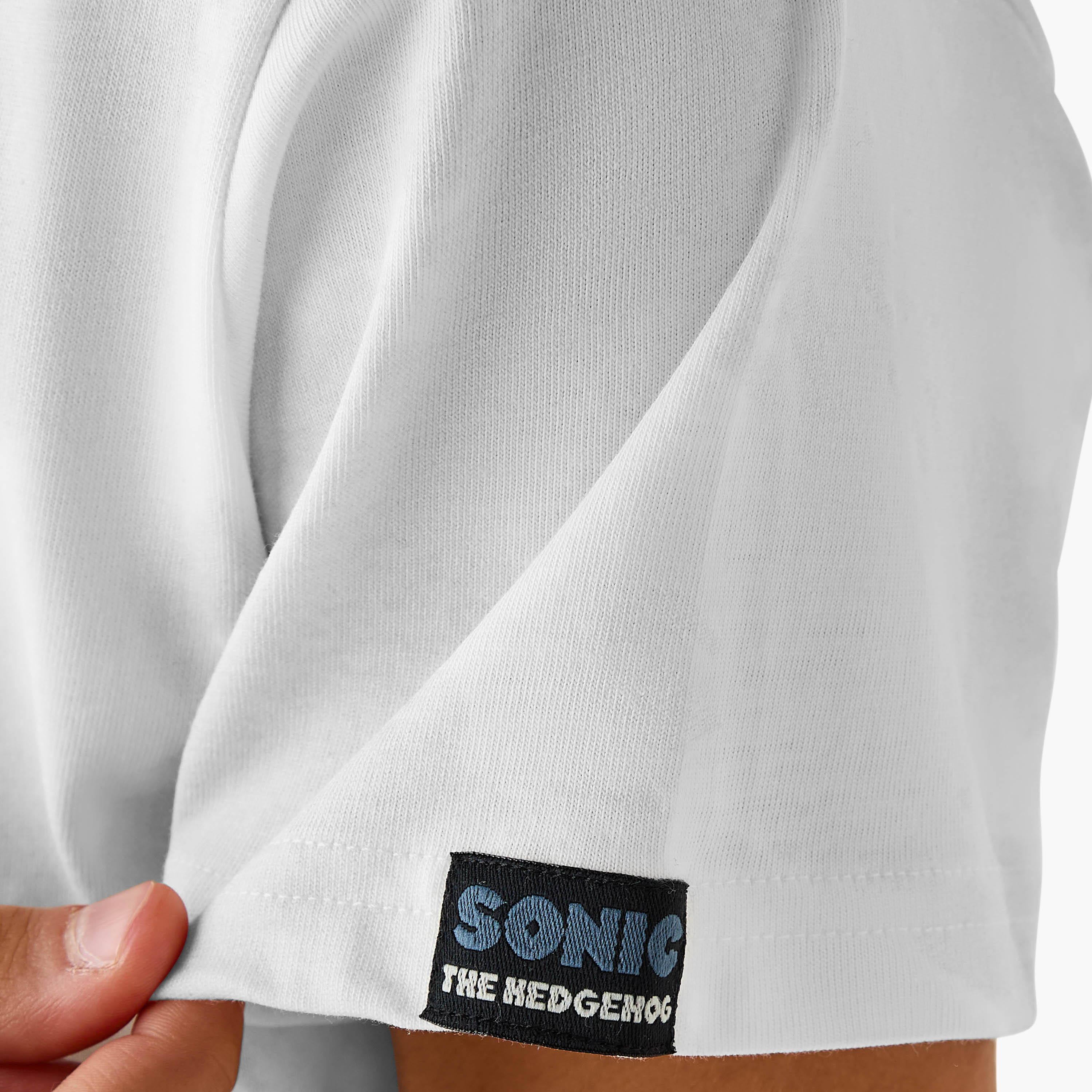 Sonic the Hedgehog Print T-shirt and Pyjama Set-boys-clothing-nightwear-image-7