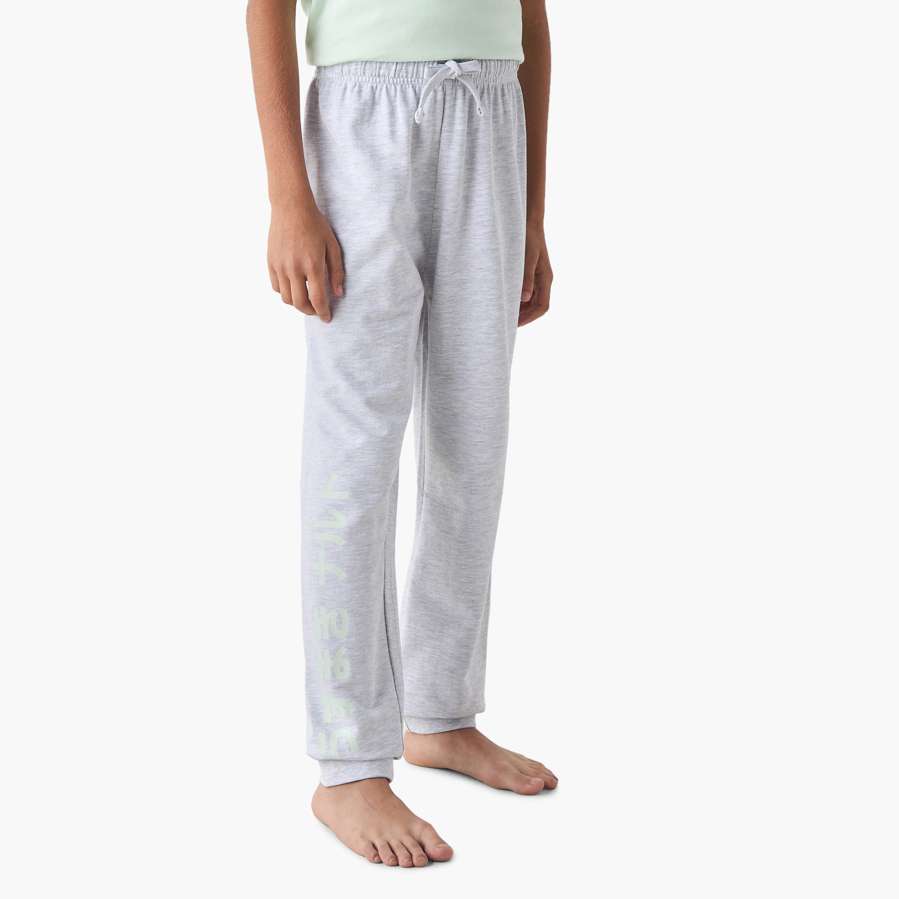 طقم تيشيرت بطبعات ناروتو وبنطلون بيجاما من تي في طوكيو-boys-clothing-nightwear-image-3