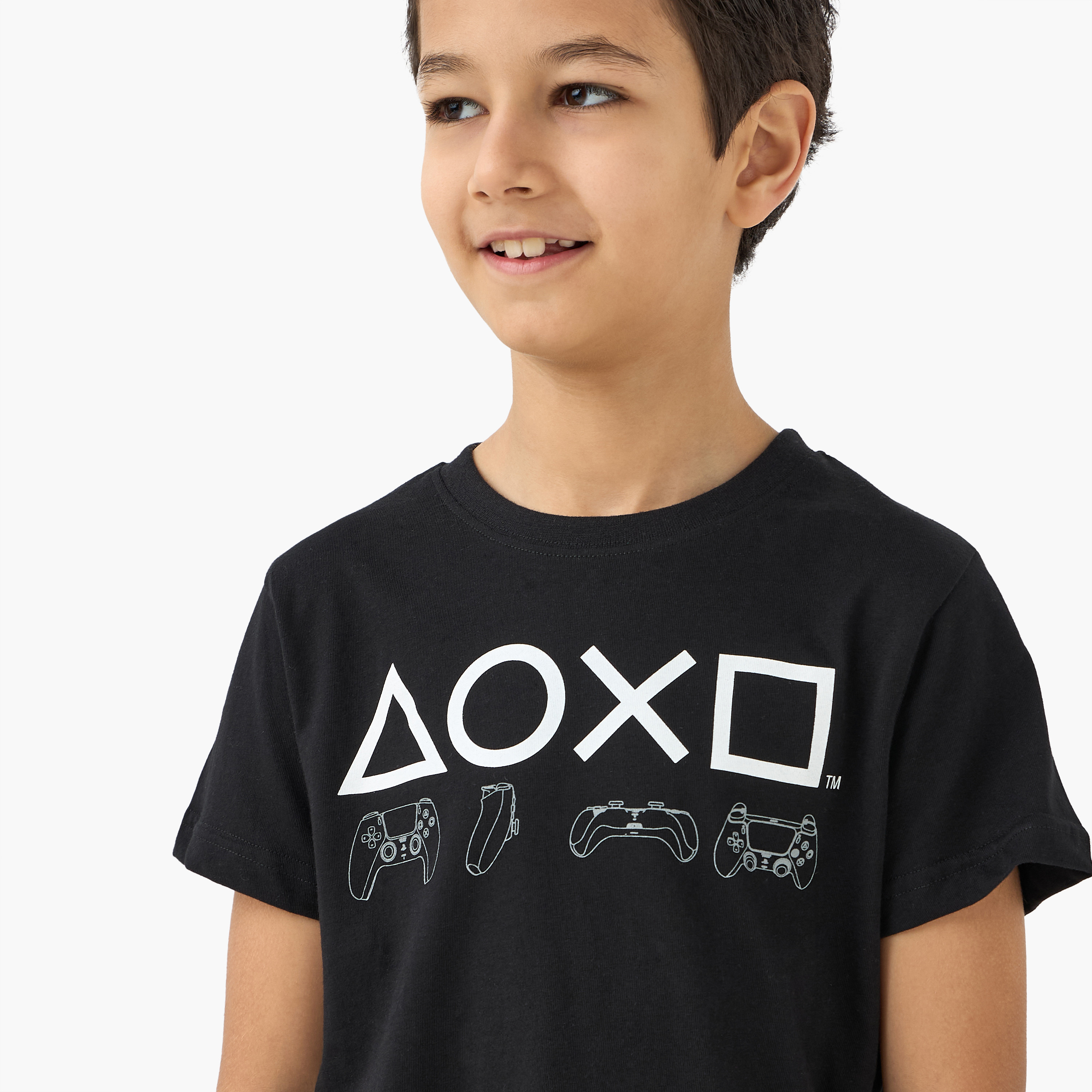 PlayStation Printed T-shirt and Pyjama Set-boys-clothing-nightwear-image-5
