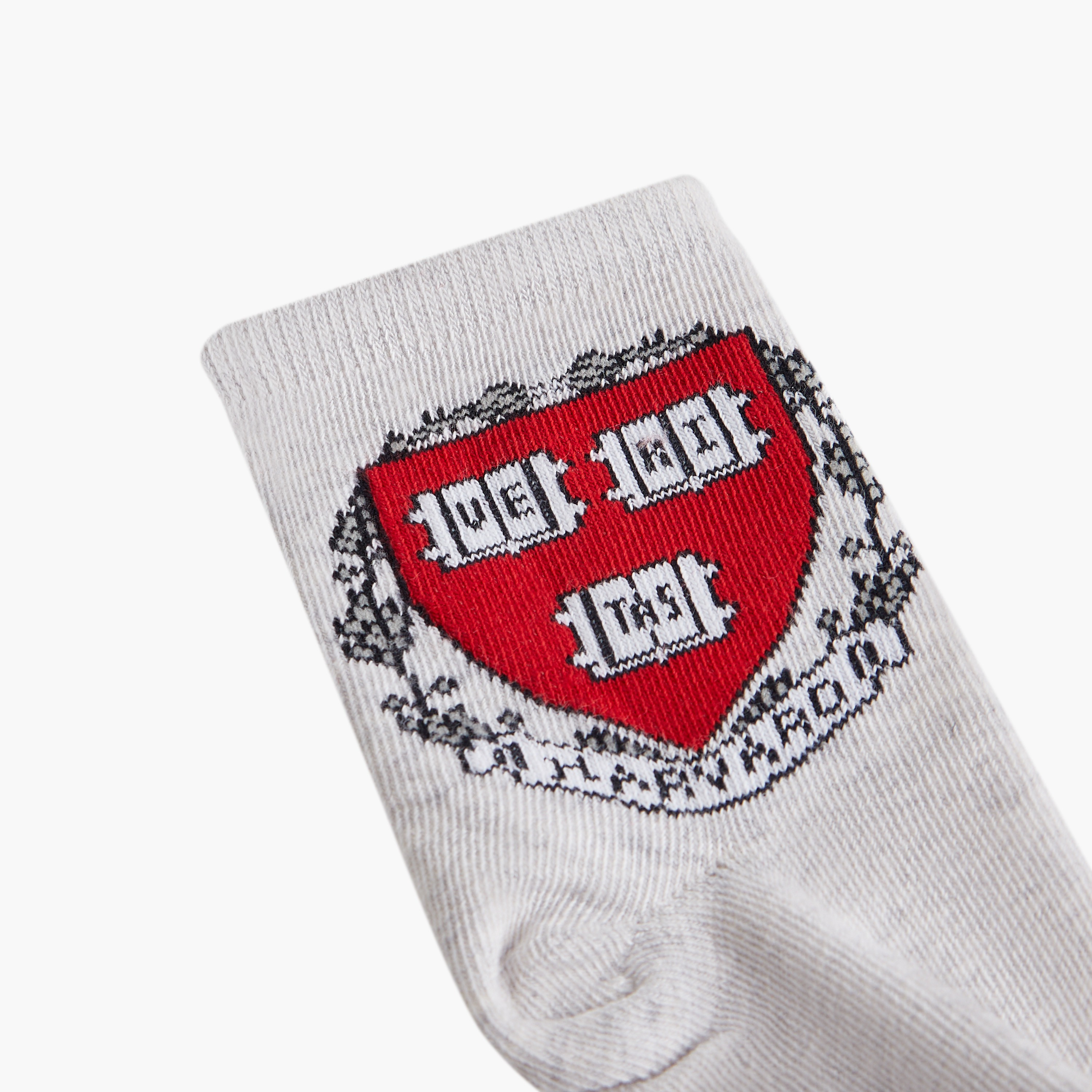 Harvard University Logo Detail Ankle Length Socks - Set of 3-boys-accessories-socks-image-5