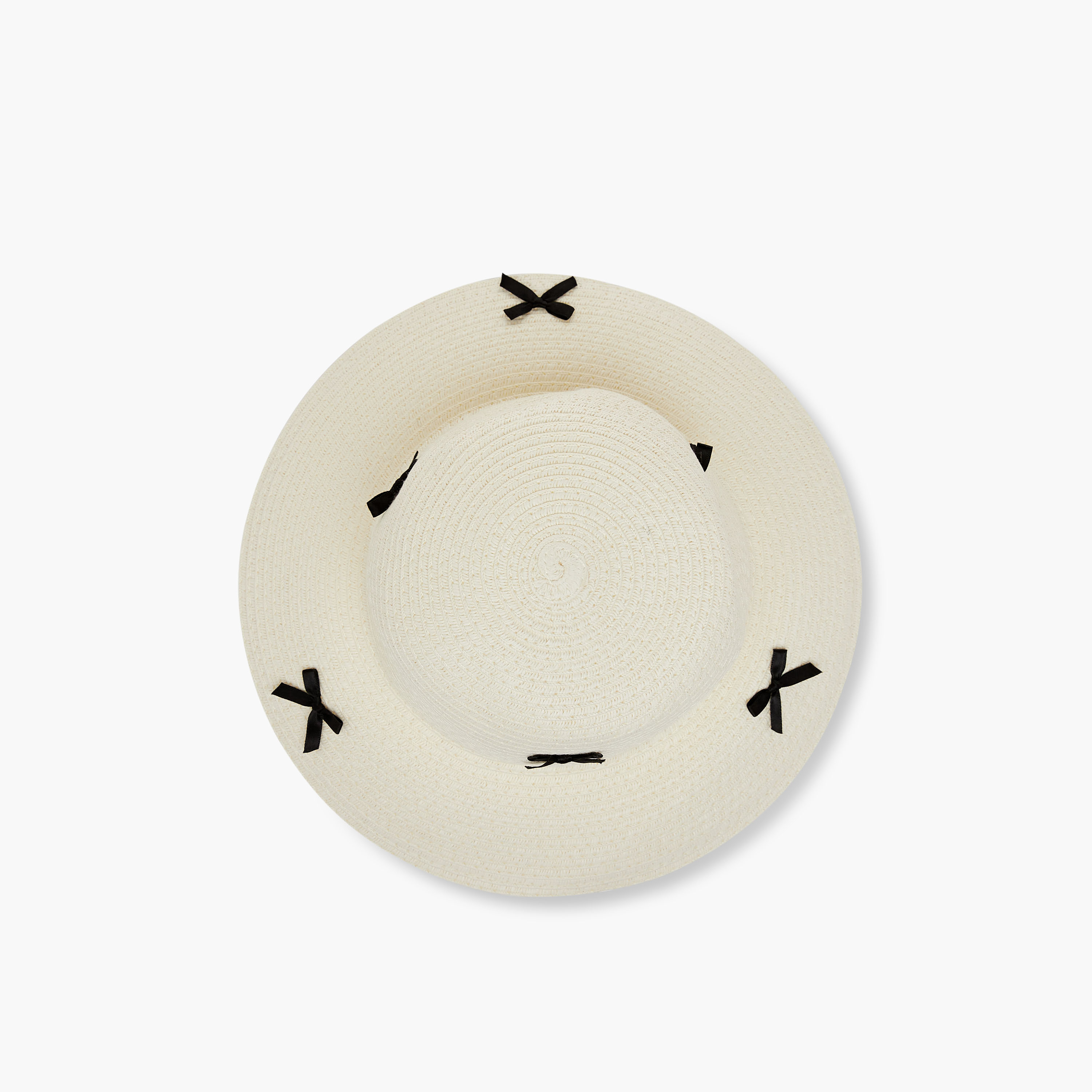 قبعة مزينة بتطريز فيونكة من جونيورز-baby-girls-accessories-caps-image-5