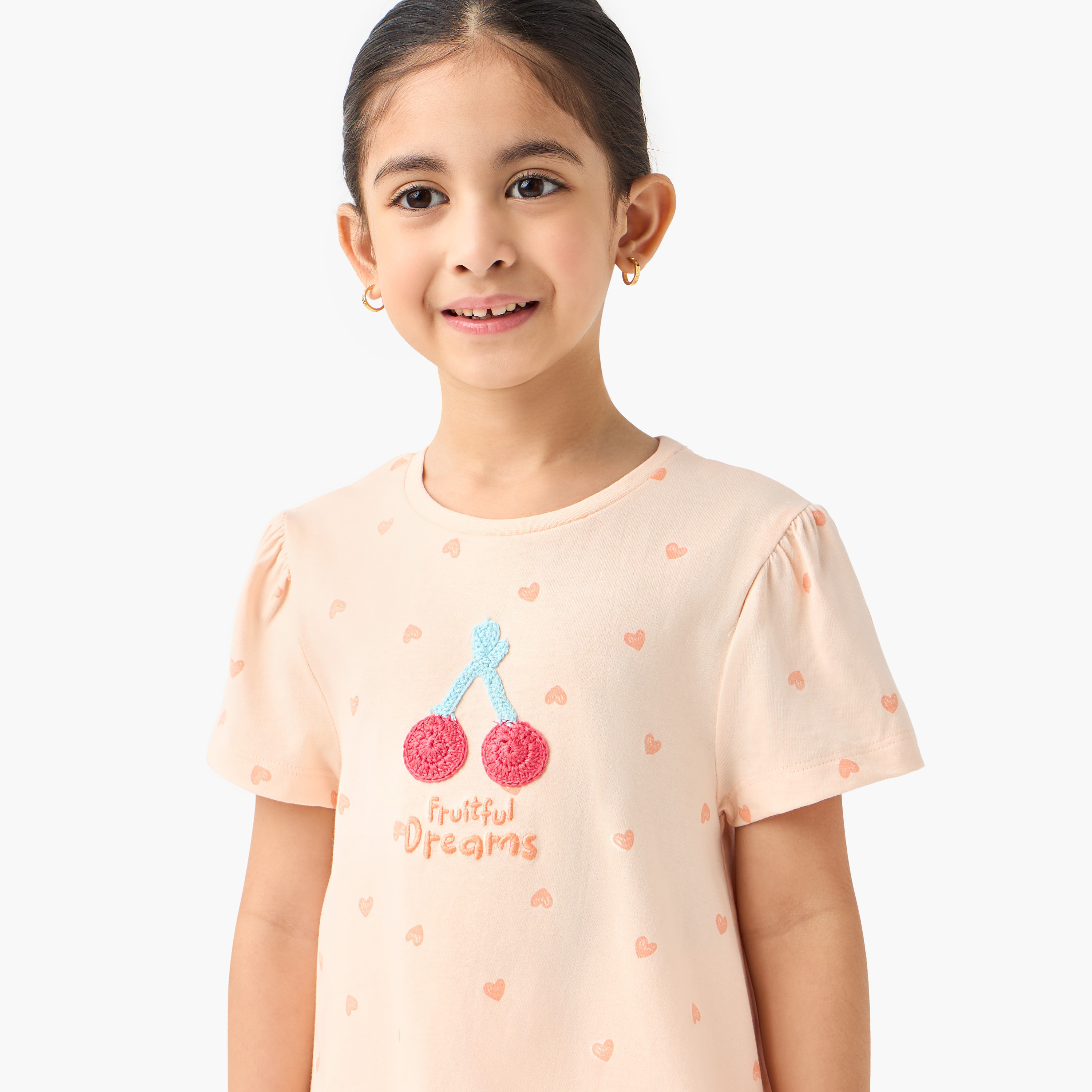 Juniors Heart Print Peplum Top and Pyjama Set-baby-girls-clothing-nightwear-pyjamasets-image-6