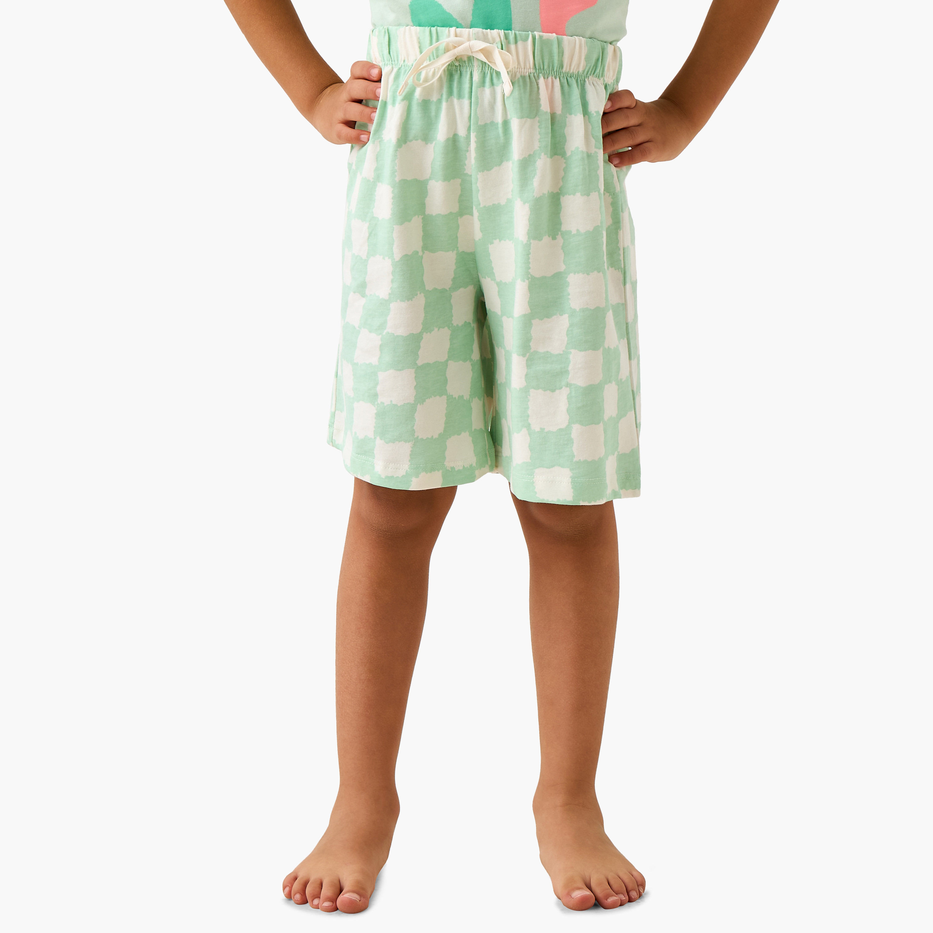 Juniors 4-Piece Printed T-shirt and Pyjama Set-baby-girls-clothing-nightwear-pyjamasets-image-5