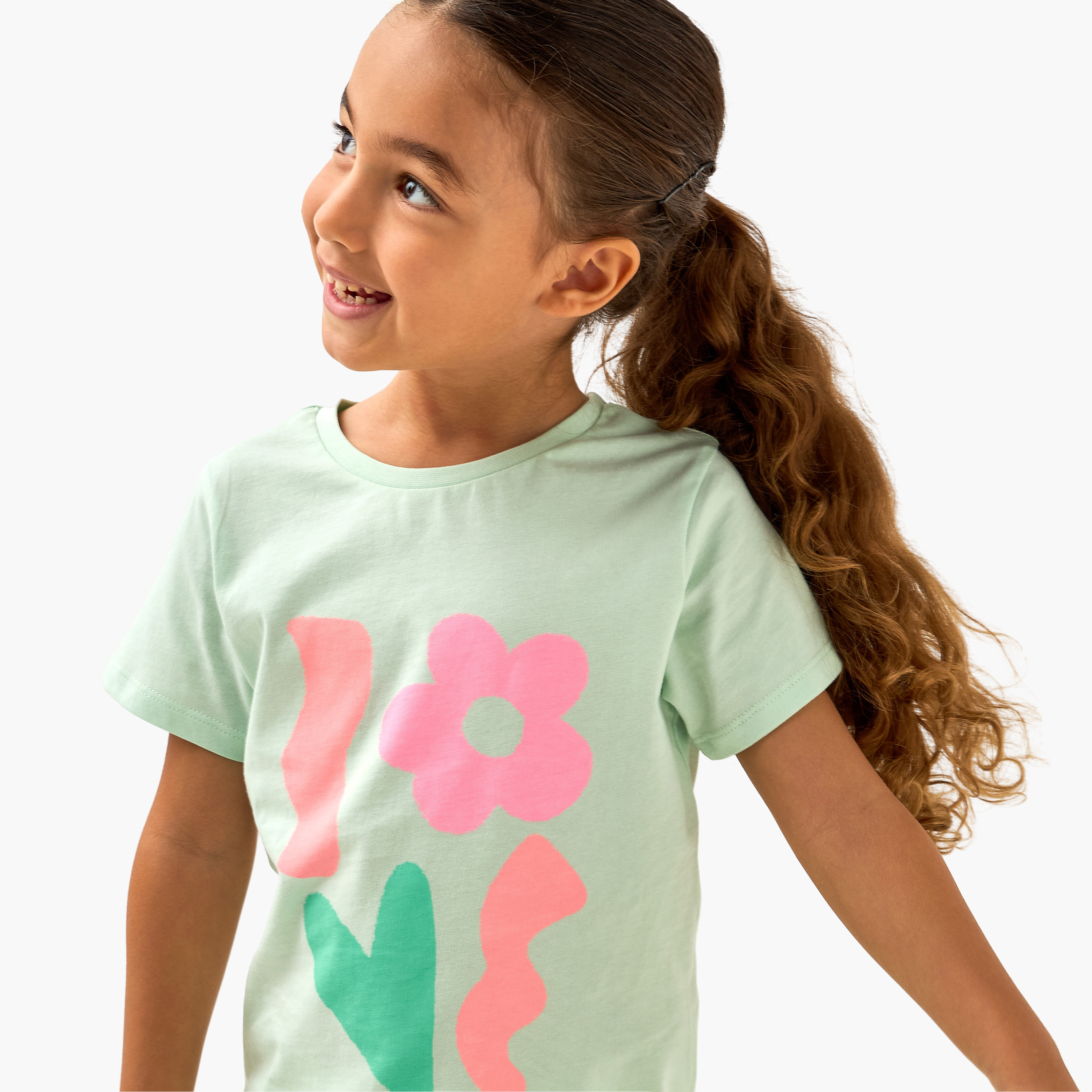 Juniors 4-Piece Printed T-shirt and Pyjama Set-baby-girls-clothing-nightwear-pyjamasets-image-7