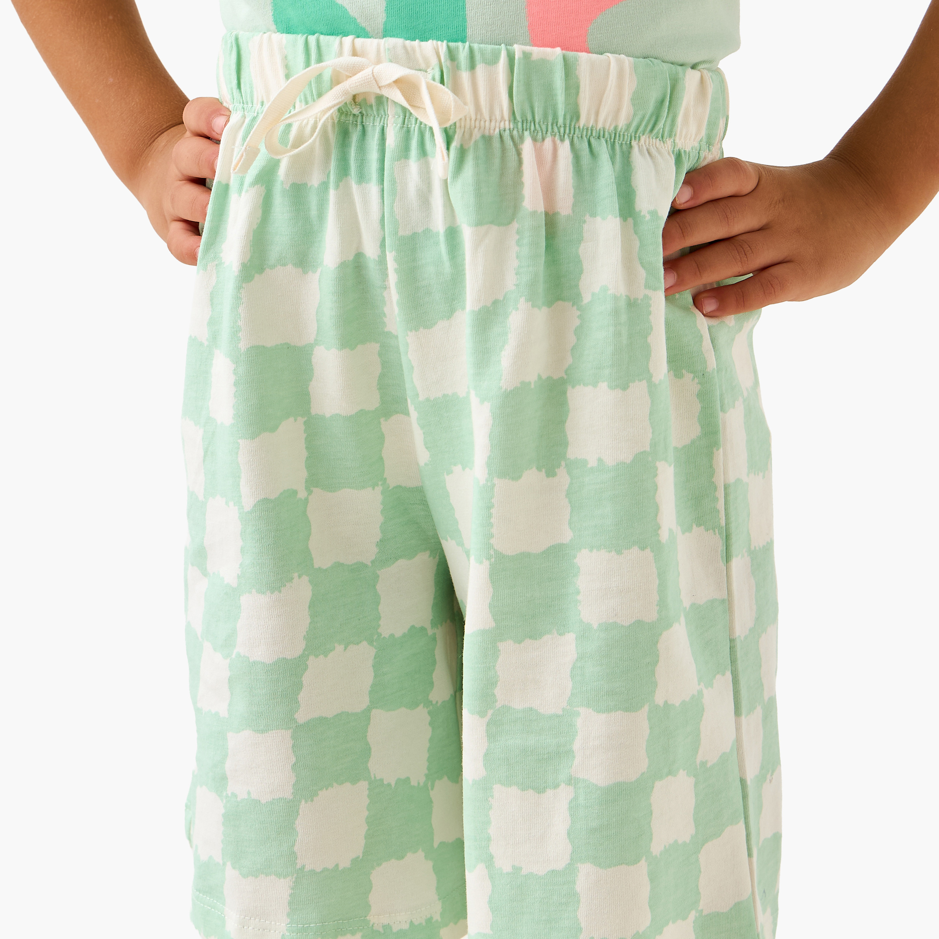 Juniors 4-Piece Printed T-shirt and Pyjama Set-baby-girls-clothing-nightwear-pyjamasets-image-8