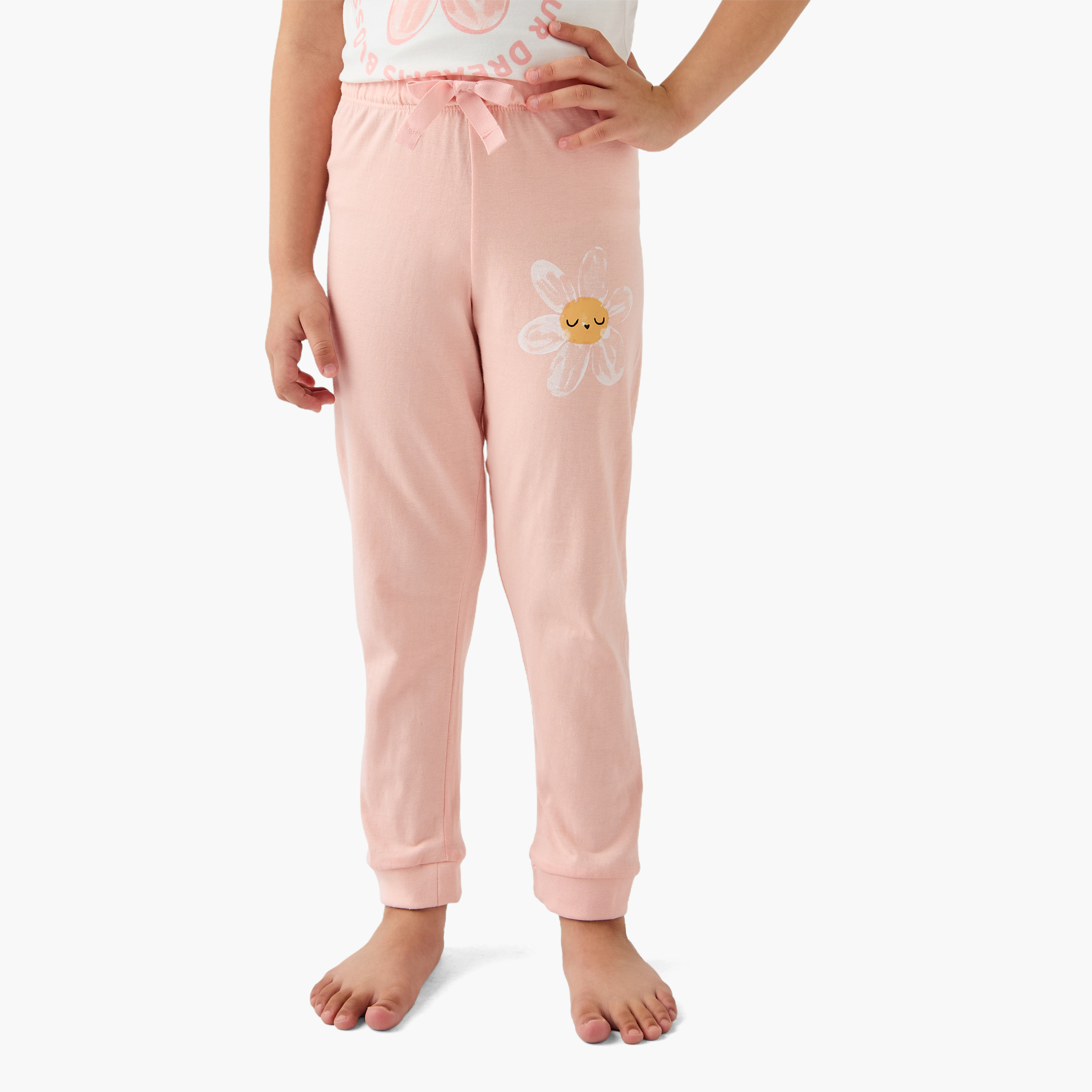 Juniors Printed T-shirts and Pyjamas - Set of 3-girls-clothing-nightwear-image-6