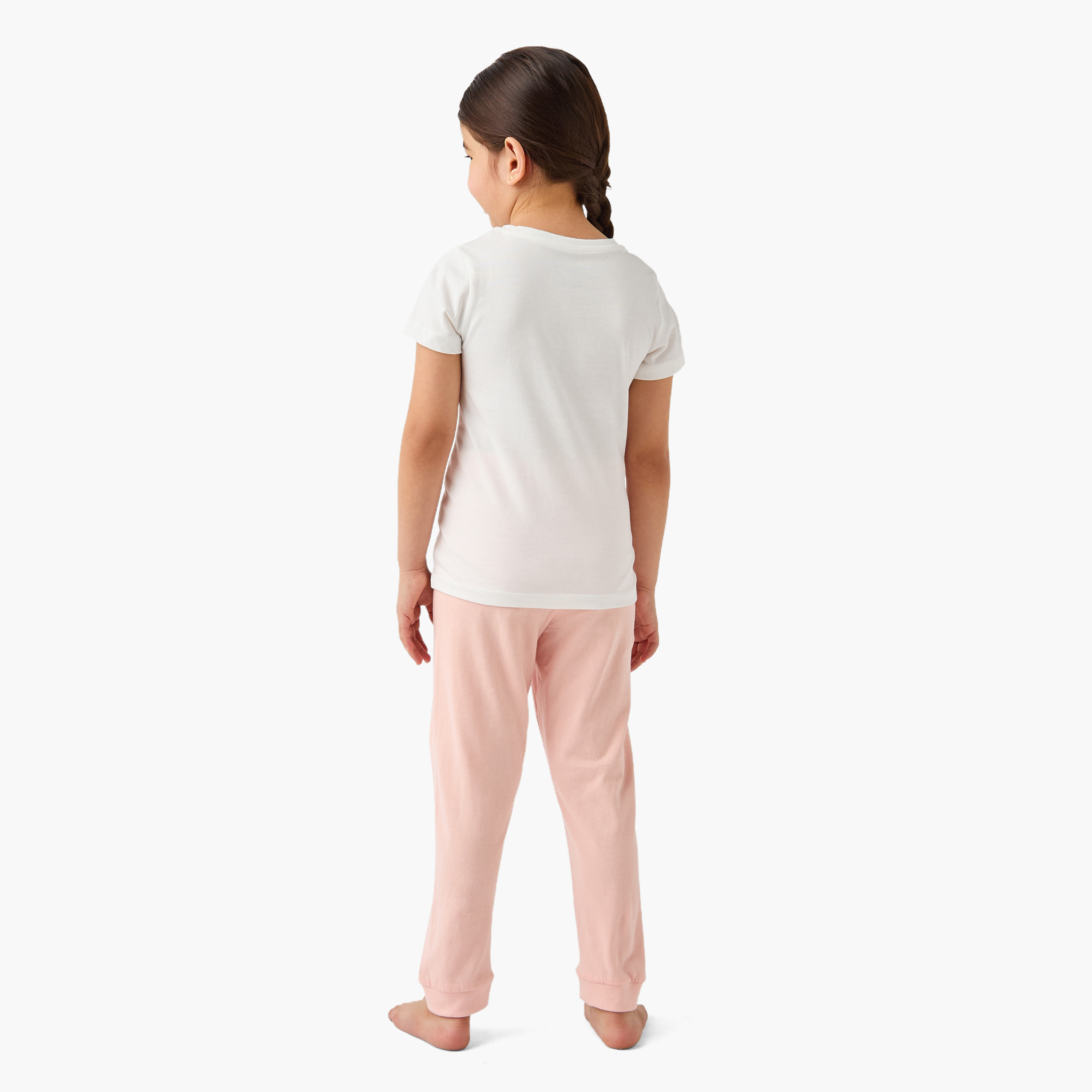 Juniors Printed T-shirts and Pyjamas - Set of 3-girls-clothing-nightwear-image-7